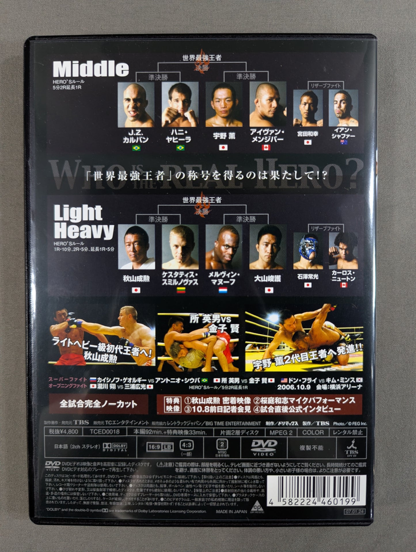 HERO'S 2006 ★ Middleweight & Light Heavyweight World Strongest Champion Tournament Finals ★