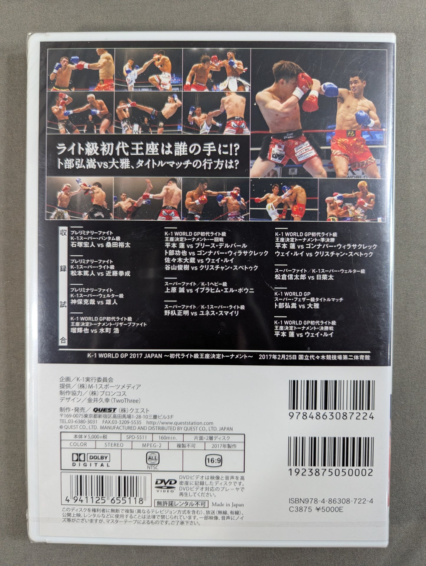 K-1 WORLD GP 2017 JAPAN ~初代ライト級王座決定トーナメント~
