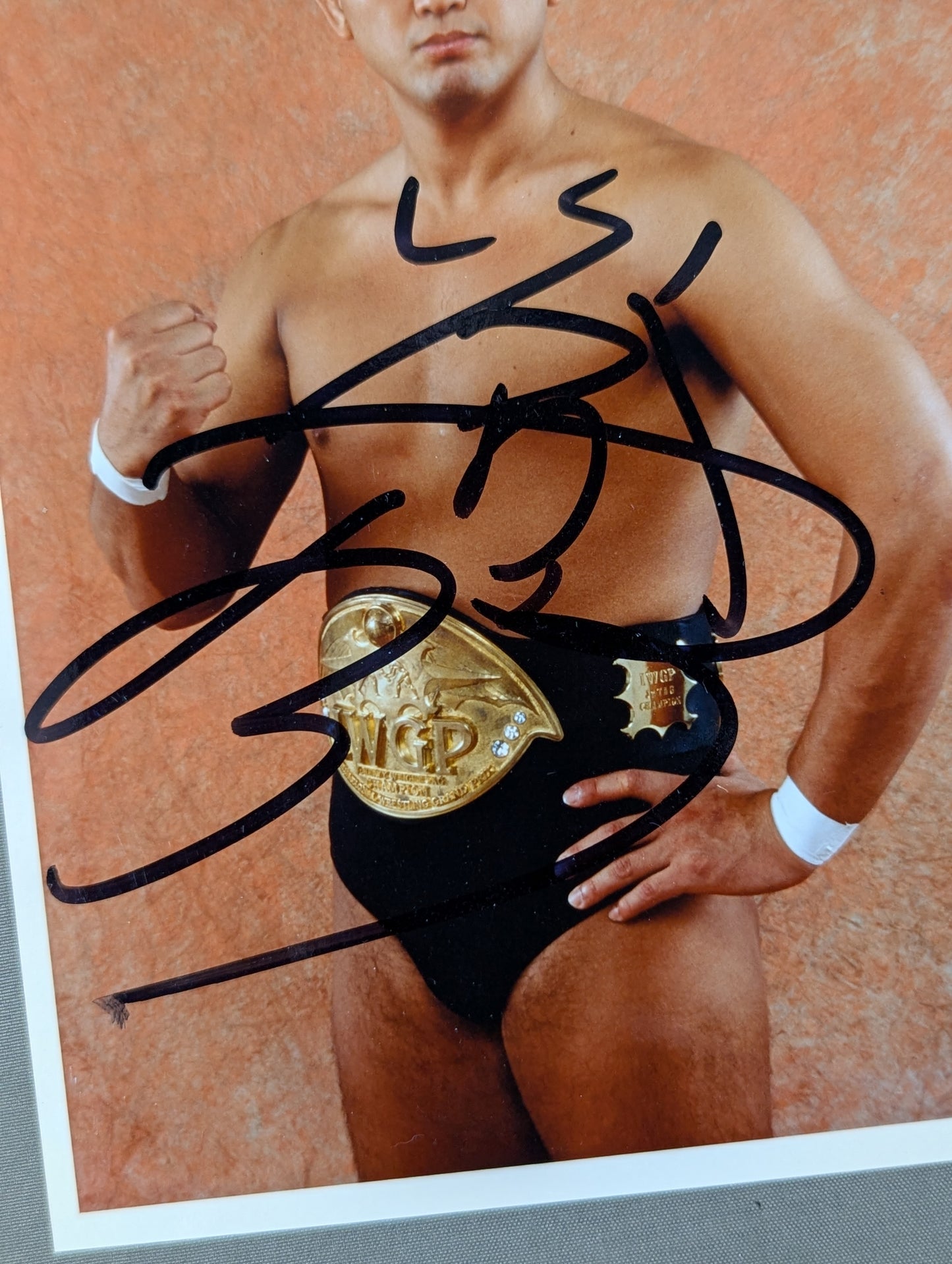 大谷晋二郎 直筆サイン入り 新日本プロレス ブロマイド②