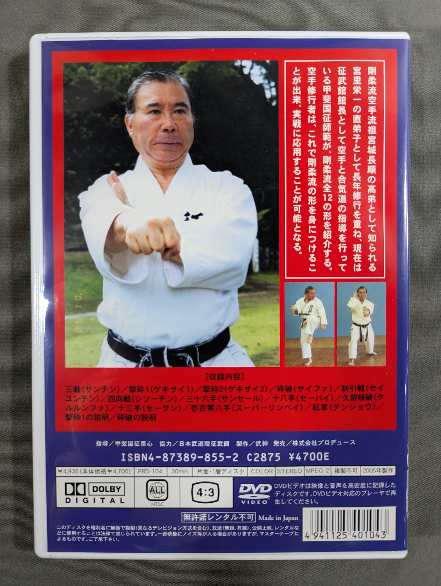 ★甲斐国征泰心★ 正伝沖縄剛柔流 空手道形全集