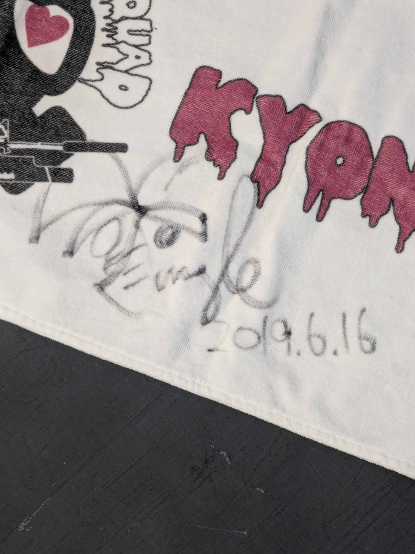 【hand signed autograph】 Jungle Kyona " TCS Face Towel