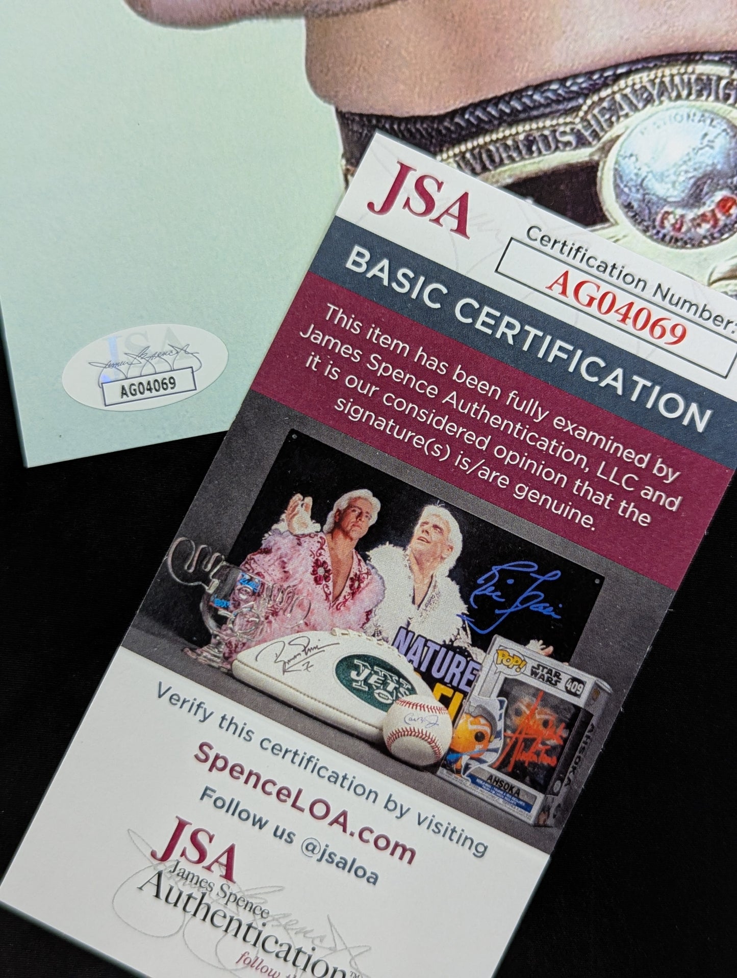 ★JSA★ リック・フレアー 直筆サイン入りポートレート