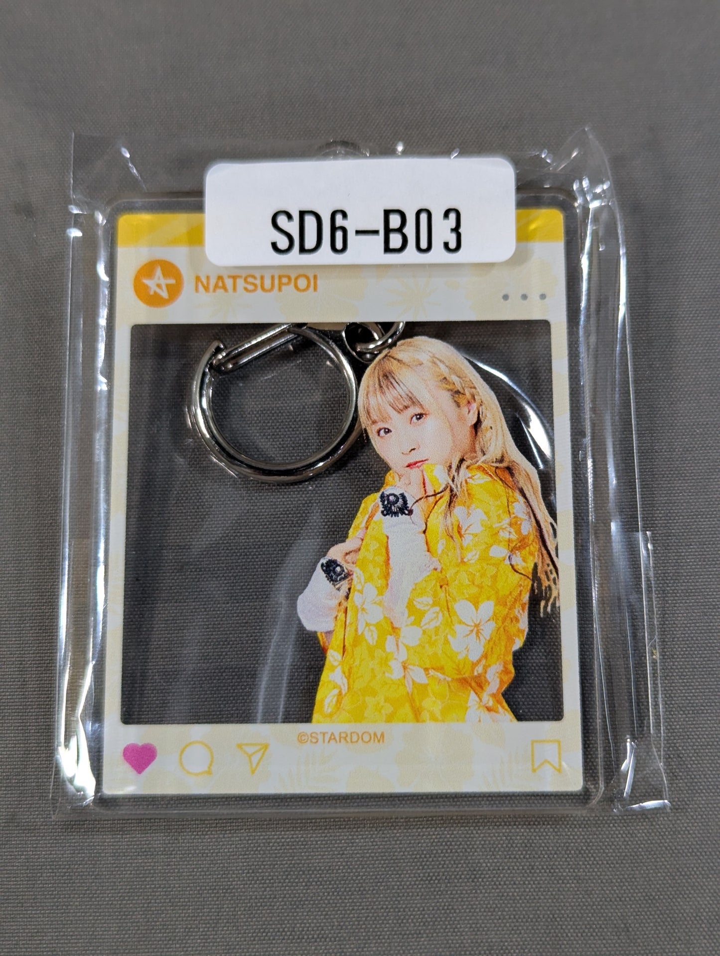 NATSUPOI Acrylic Keychain (STARDOM× WebPon)
