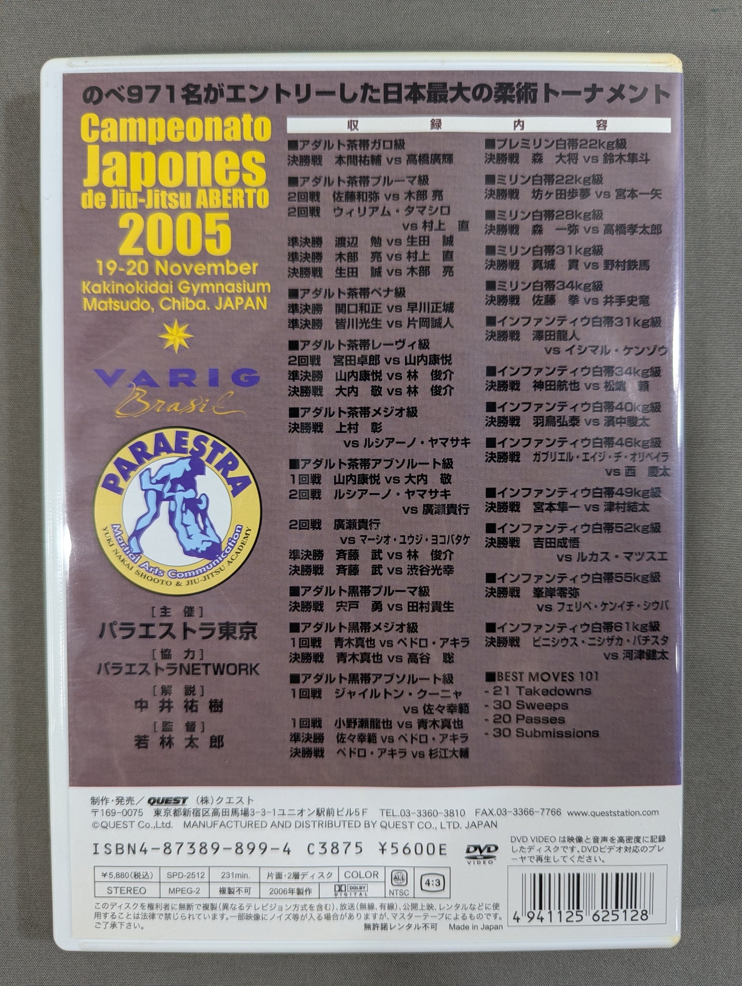 Campeonato Japonaise 2005 ★ All Japan Brazilian Jiu-Jitsu Open Tournament ★