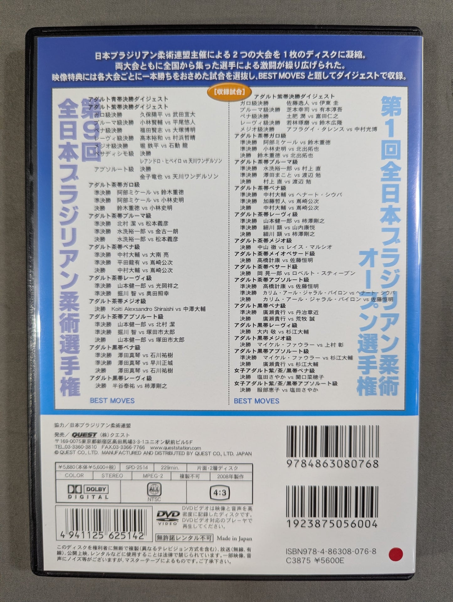 全日本ブラジリアン柔術選手権大会2008