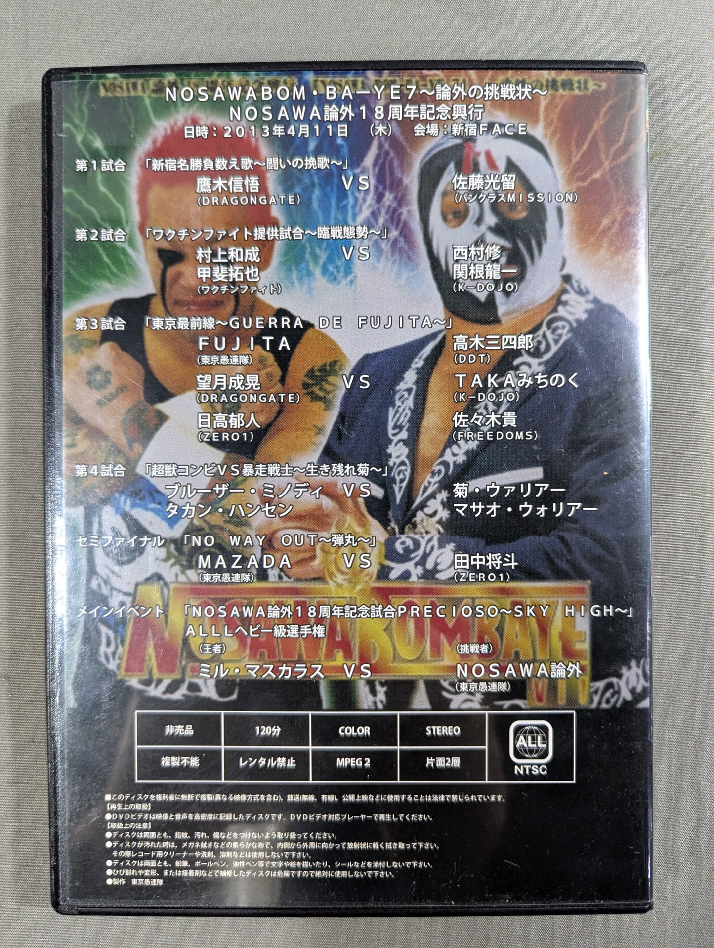 NOSAWA BON・BA-YE 7 ~論外の挑戦状~