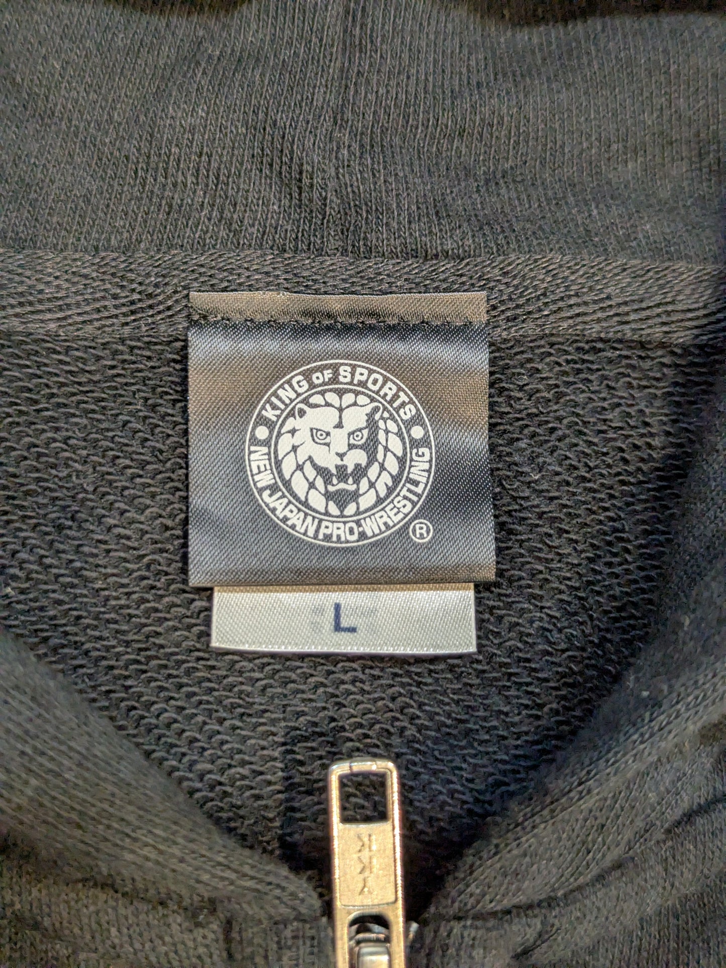 Lion Mark "JPN" Zip Hoodie (Black)