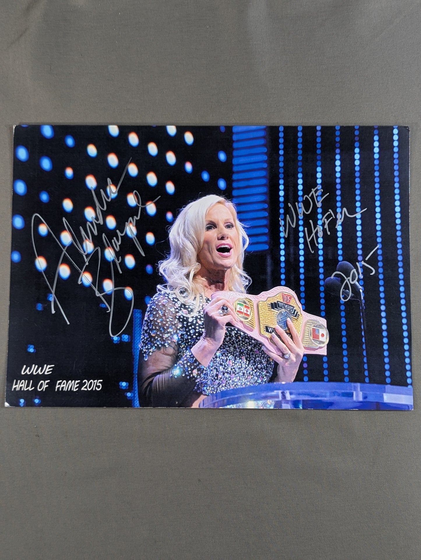★WWE Hall Of Fame★ Alundra Blayze hand signed autograph Pro-Photo