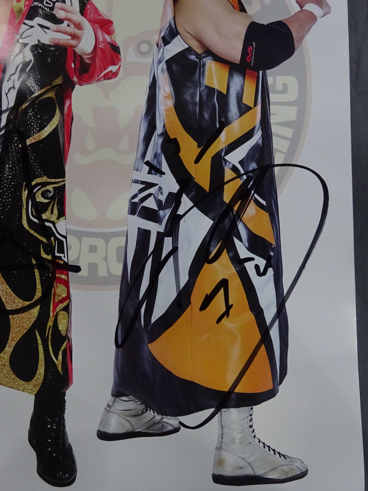 【2 hand signed autographs 】Hiroyoshi Tenzan & Satoshi Kojima Poster (1)