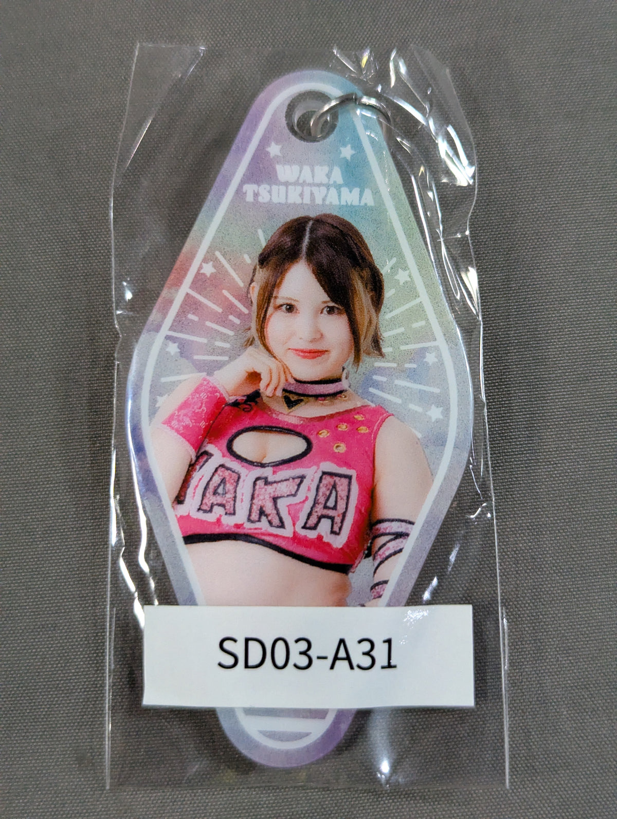 Waka Tsukiyama STARDOM× Web-Pon Acrylic Motel Keychain