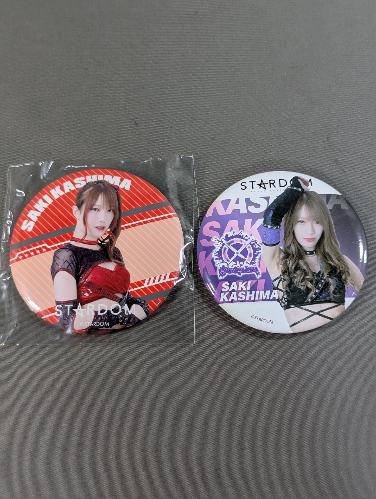 ★ Lightning-fast rebirth ★ Saki Kashima PinBack button Set(1)