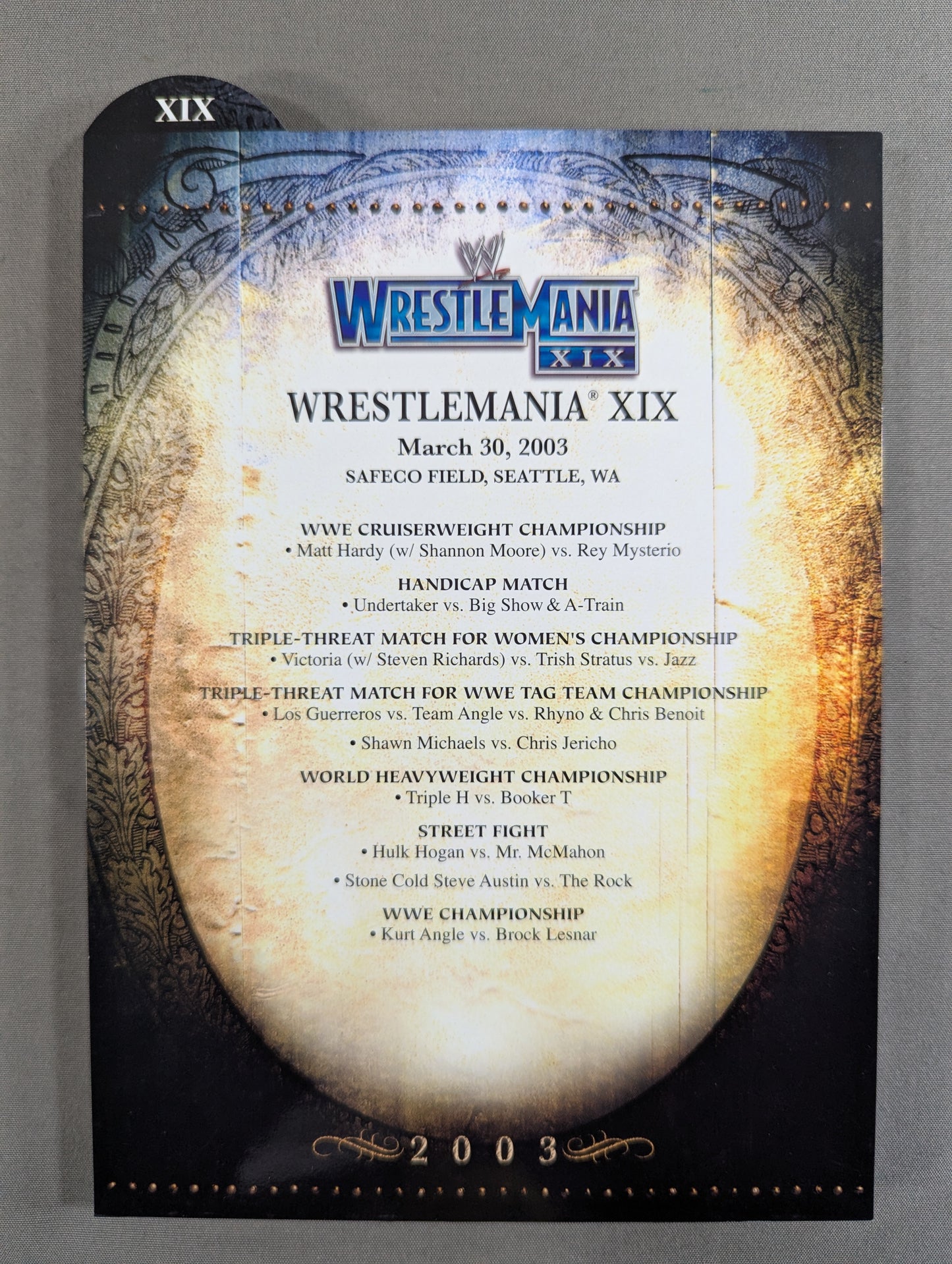 Wrestlemania 19 ★WRESTLEMANIA ANTHOLOGY Vol.3★