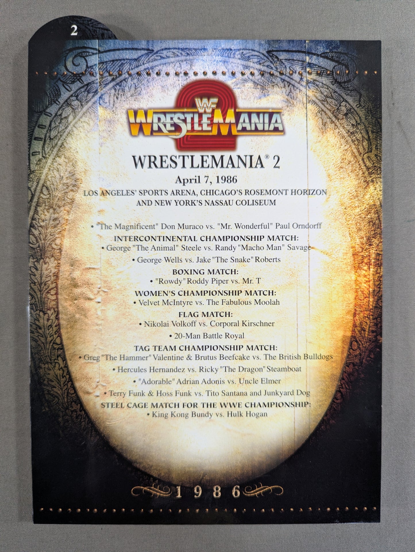 Wrestlemania 2 ★WRESTLEMANIA ANTHOLOGY Vol.1★