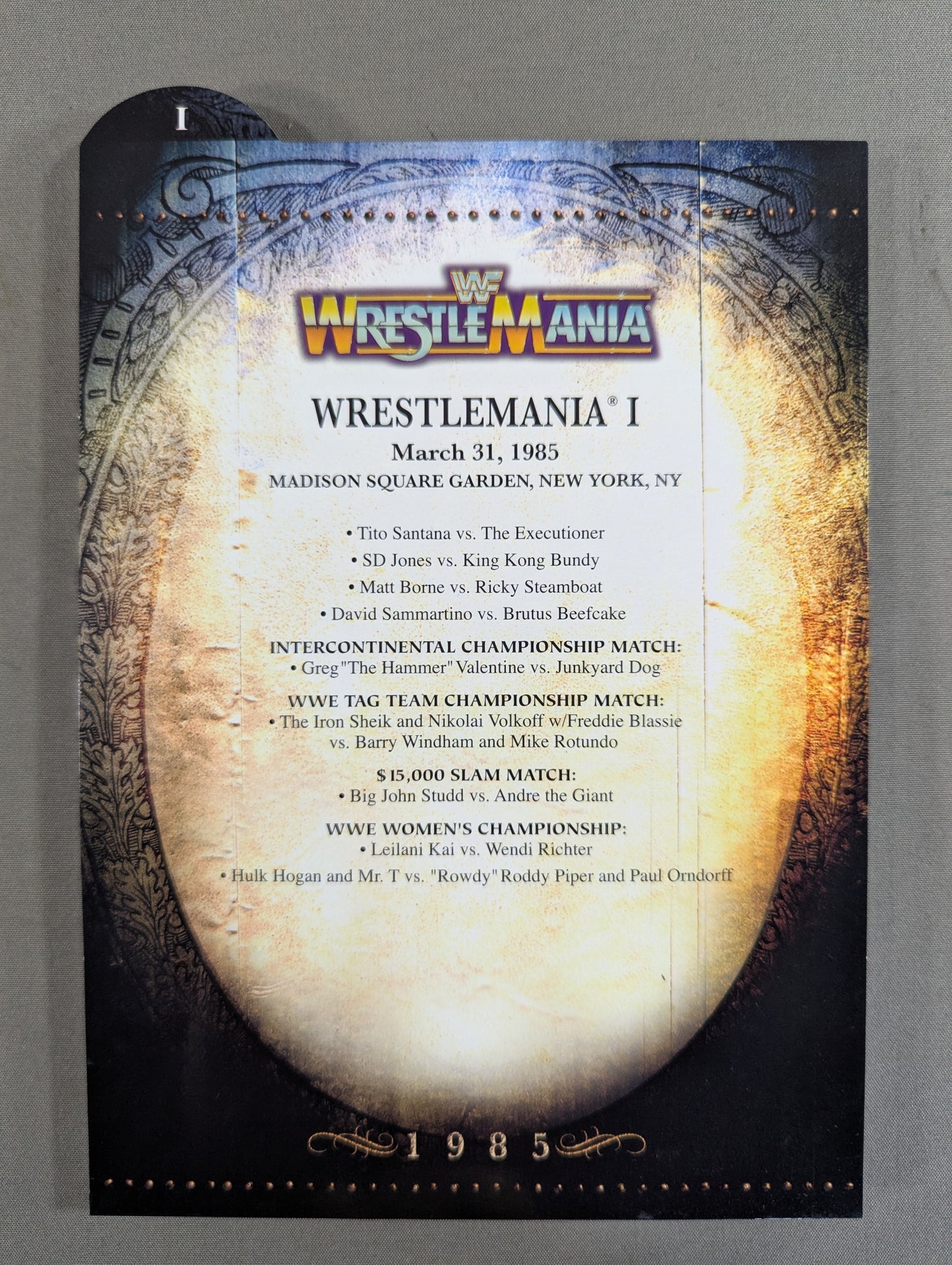 Wrestlemania 1 ★WRESTLEMANIA ANTHOLOGY Vol.1★