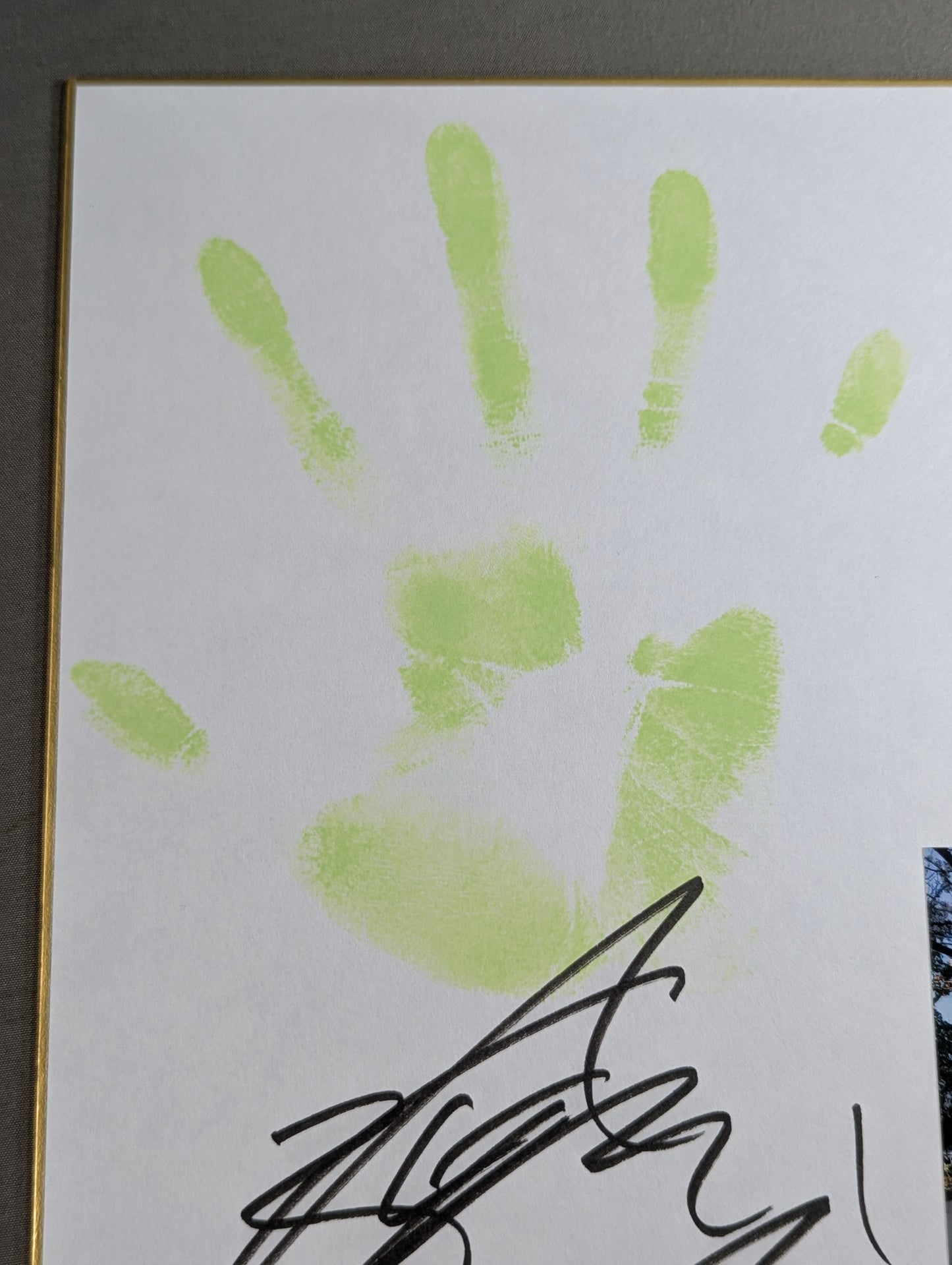 ★ Handprint Shikishi ( Autograph board ) & AZM with ★ limited photos