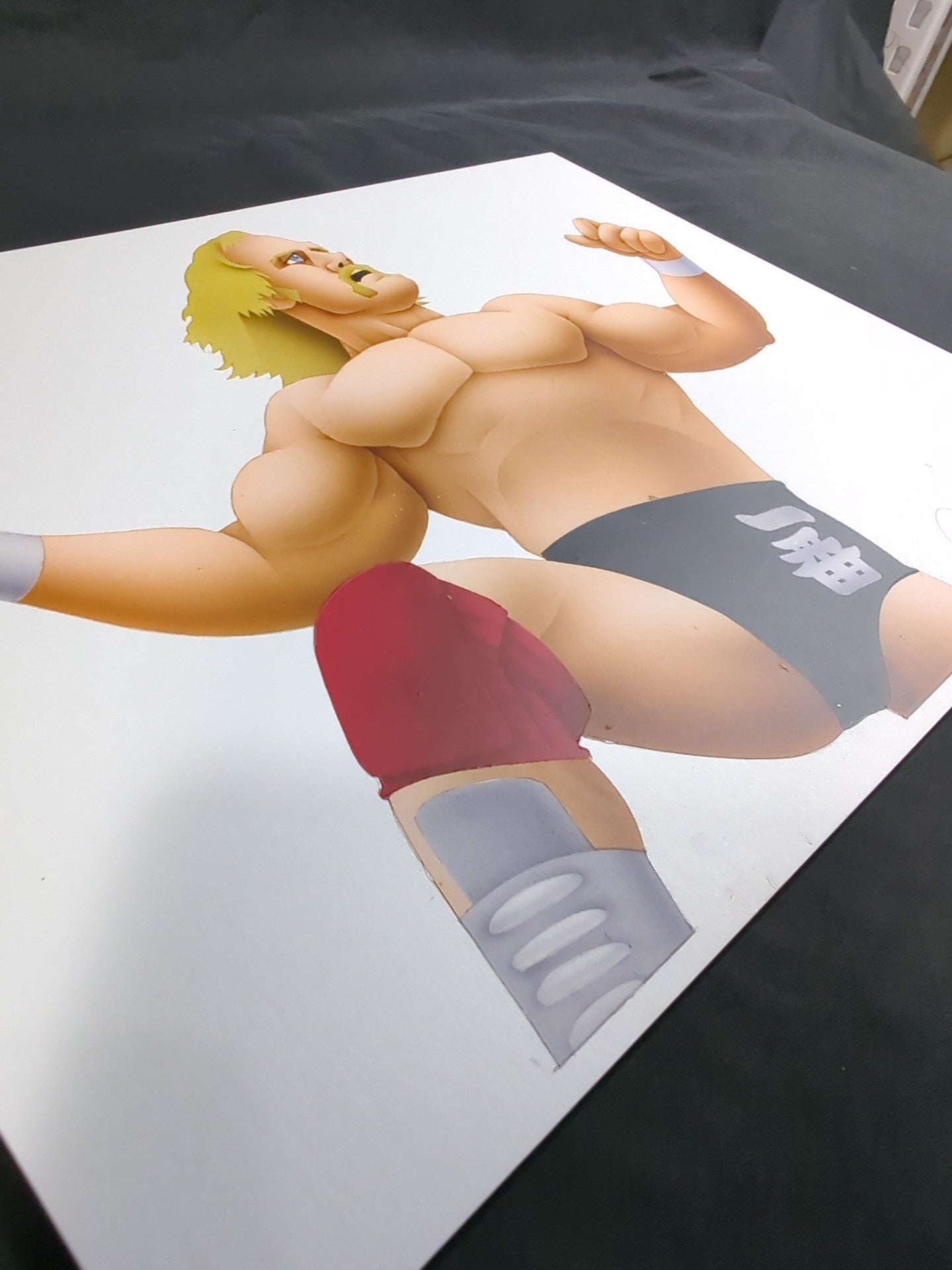 ★ Nagatoshi Sakai 's original painting "★ Superman" Hulk Hogan