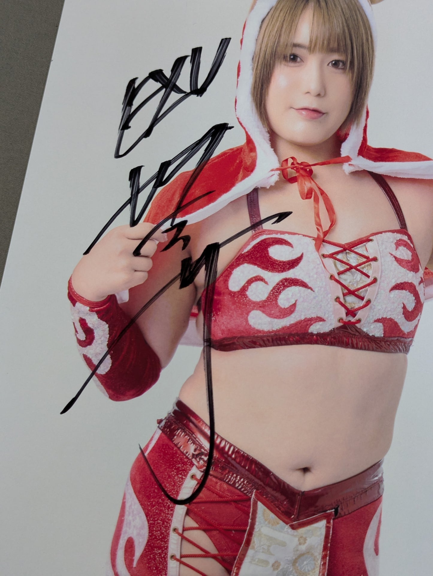 舞華 直筆サイン入り スターダムポートレート(U-6)