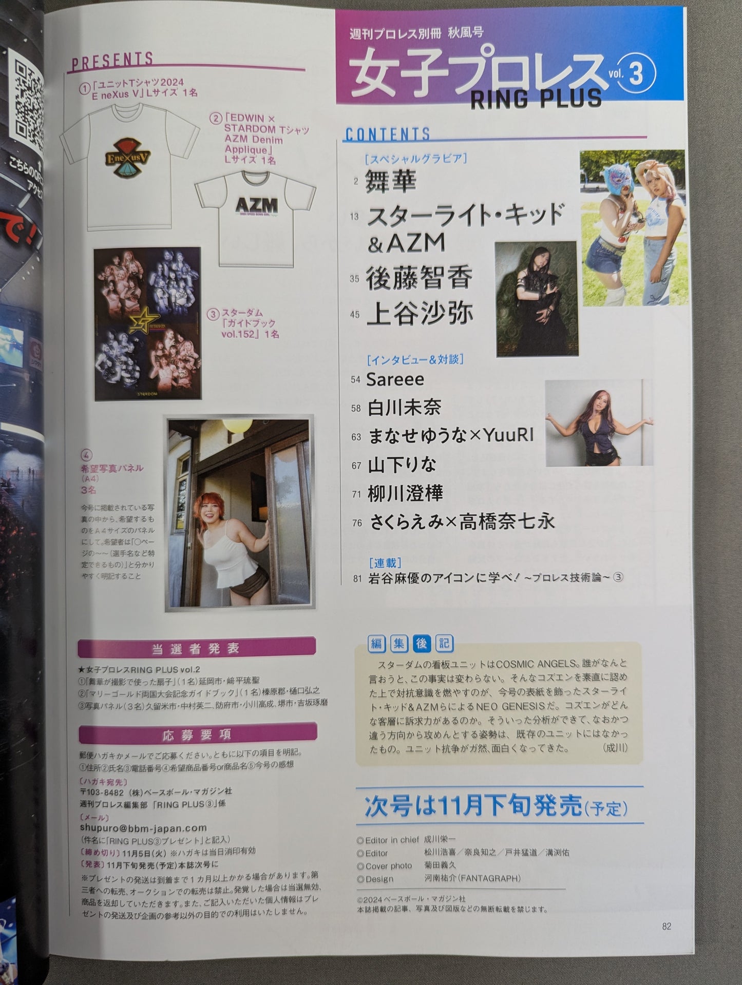 Weekly Pro Wrestling Appendix 151 "Women's Pro Wrestling RING PLUS" vol.3
