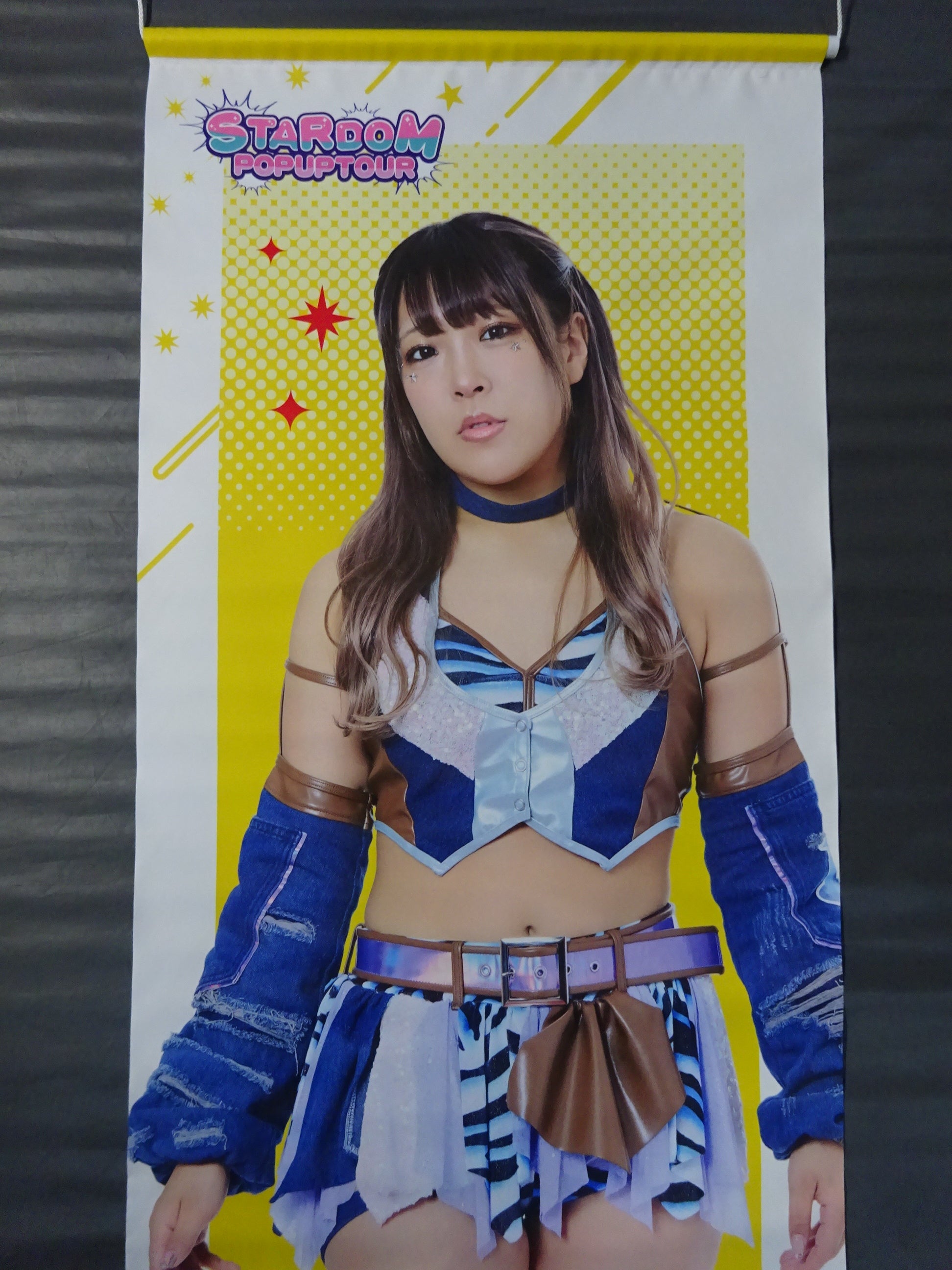 スターダム×TOWER RECORDS 2025 AZM 等身大タペストリー – 闘道館