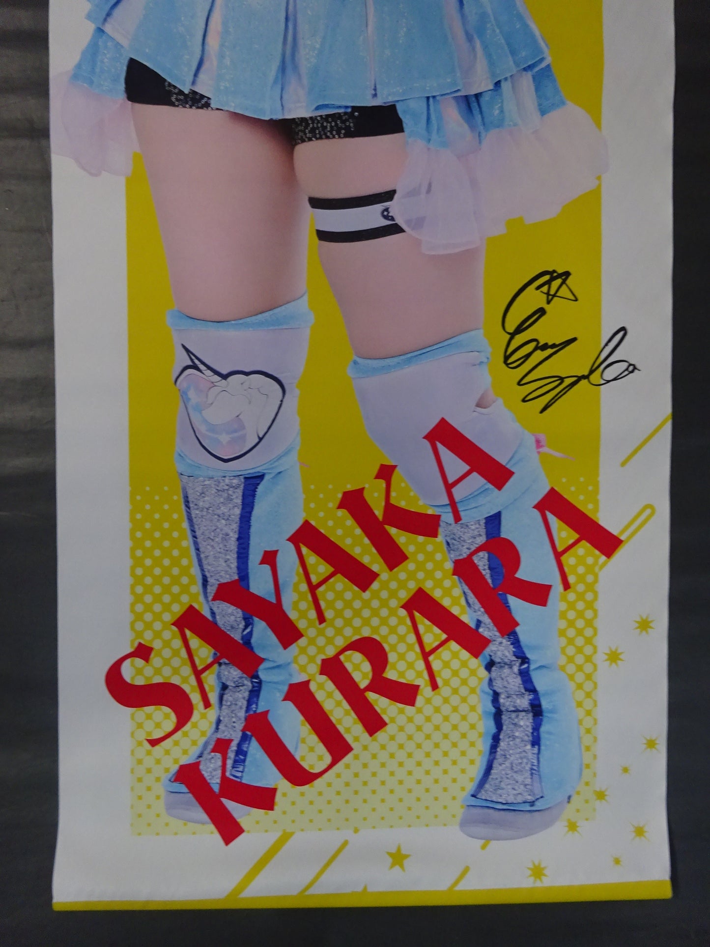 スターダム×TOWER RECORDS 2025 玖麗さやか 等身大タペストリー