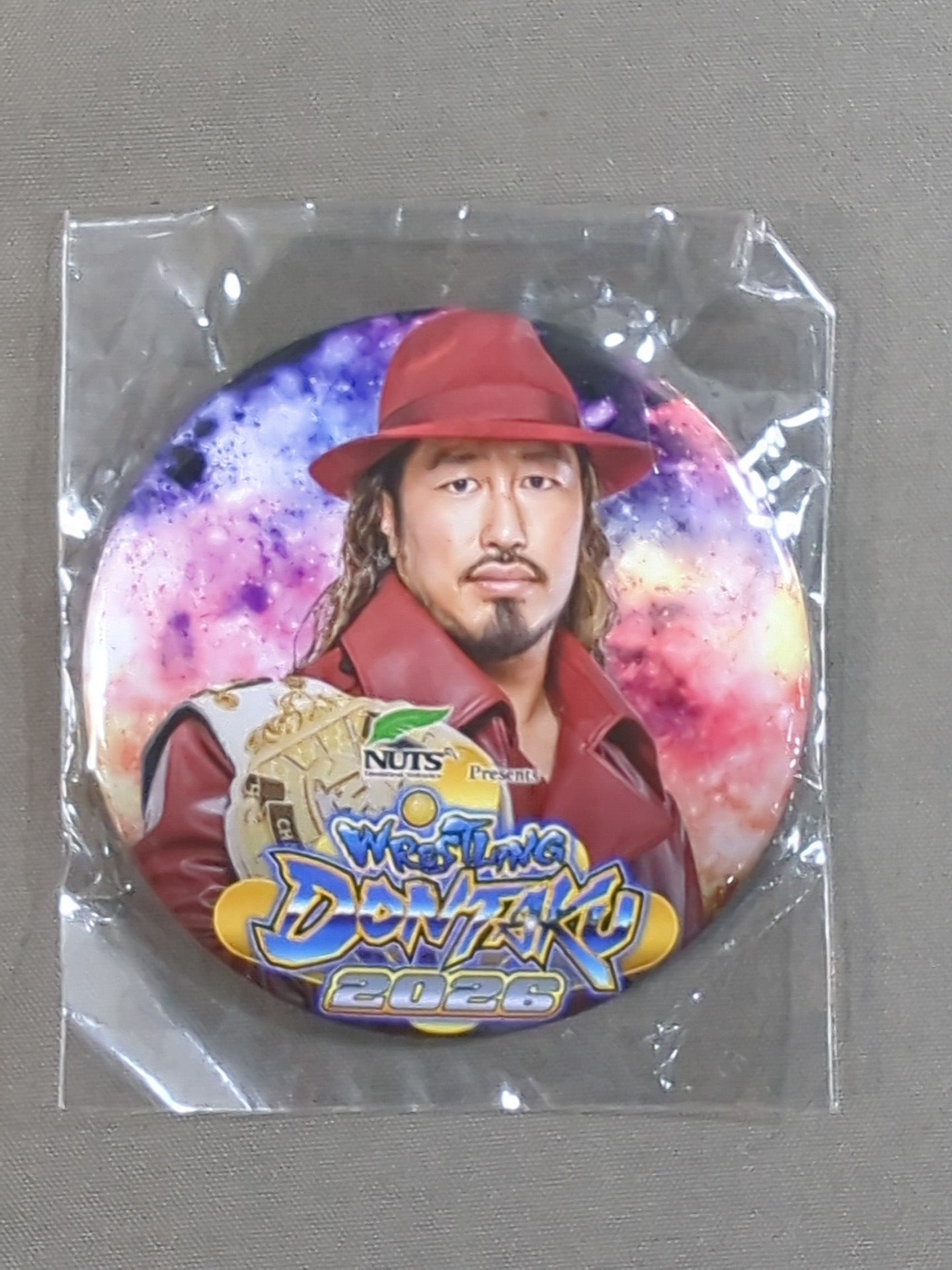 Yota Tsuji Wrestling Dontaku 2026 PinBack button