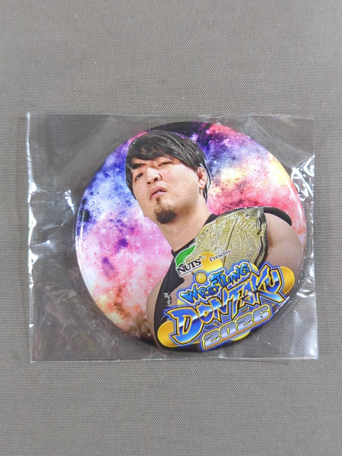 Ren Narita Wrestling Dontaku 2026 PinBack button