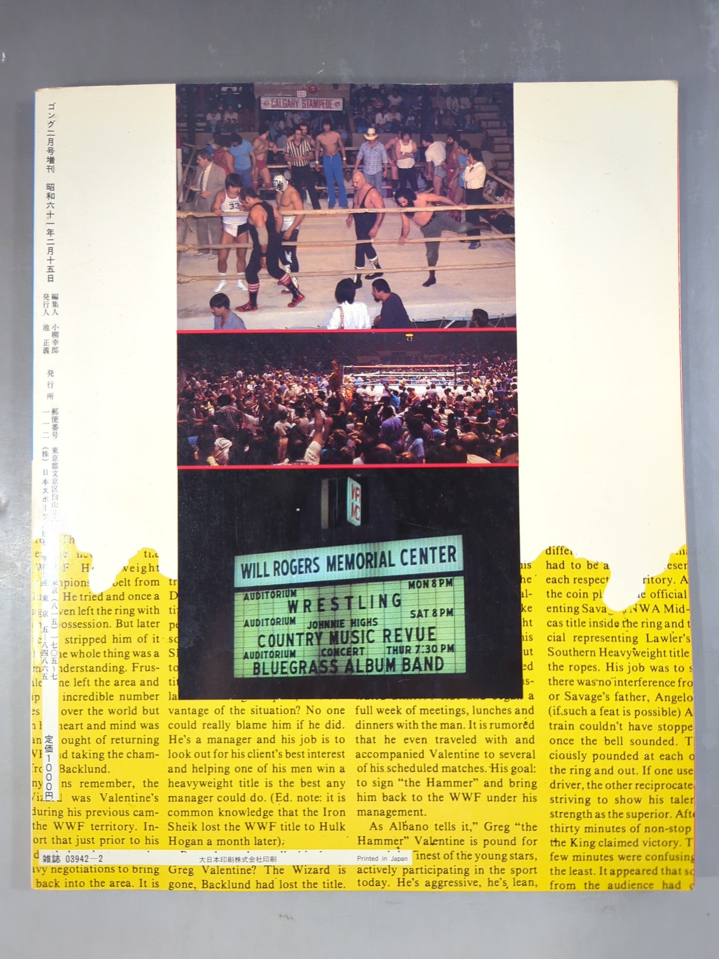 ゴング増刊号 86プロレスオールスターSUPERカタログ