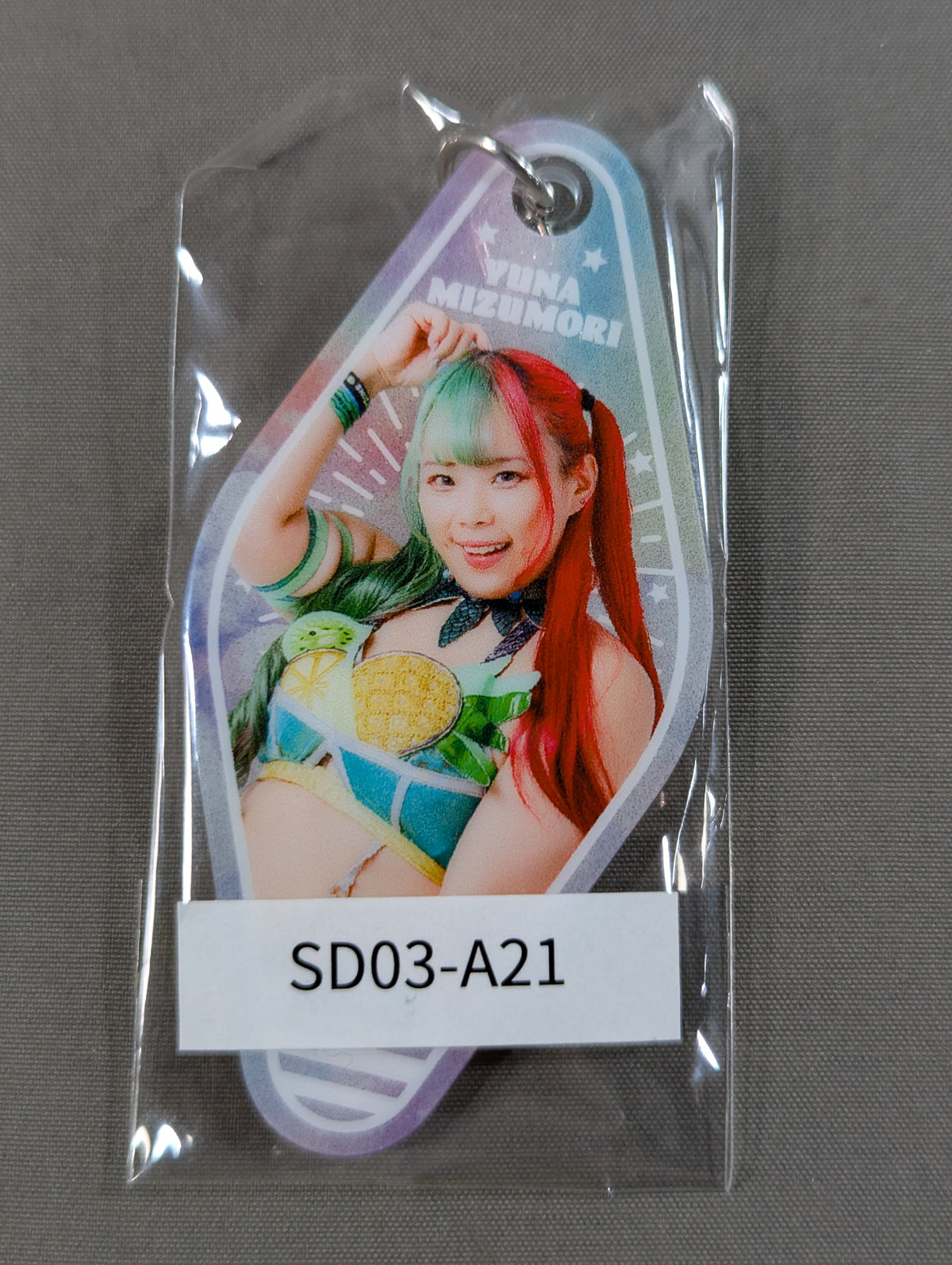 水森由菜 STARDOM×ウェブポン アクリルモーテルキーホルダー