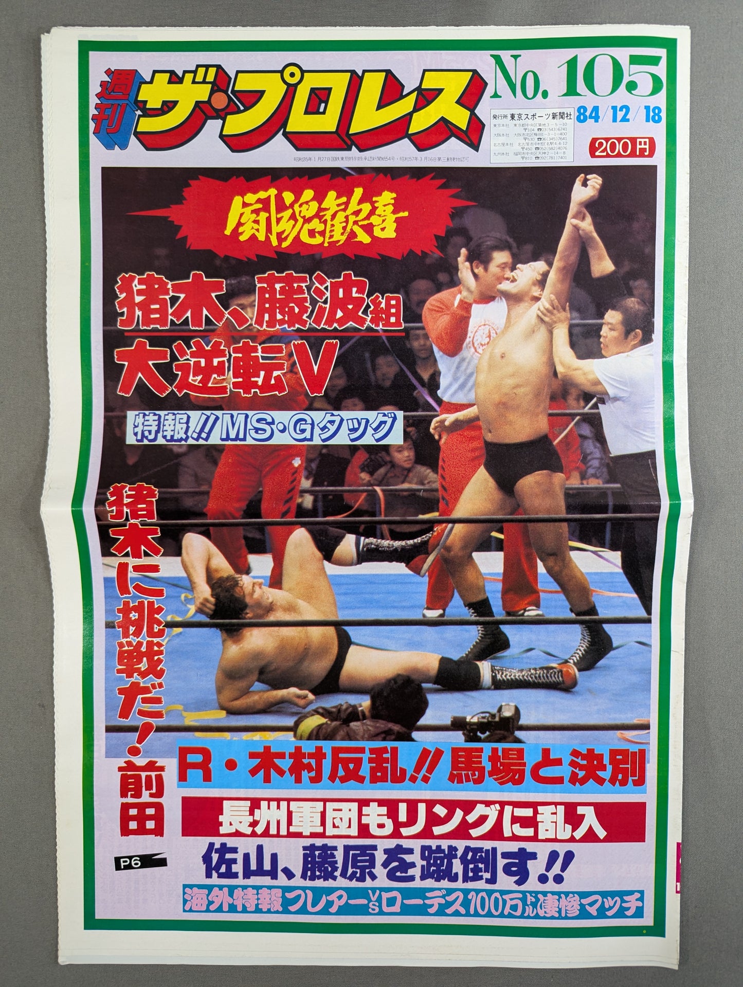 週刊ザ・プロレス105