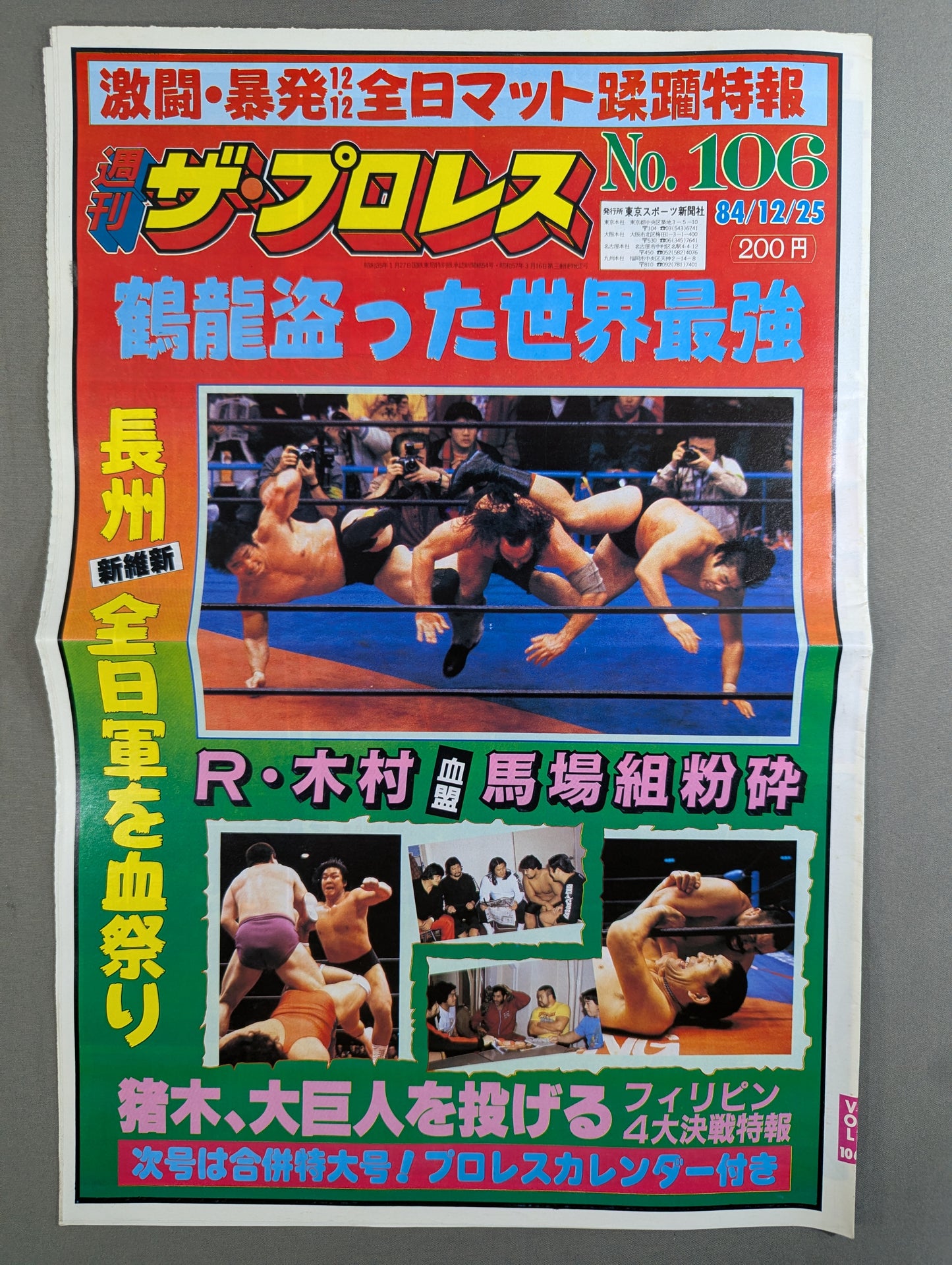 週刊ザ・プロレス106