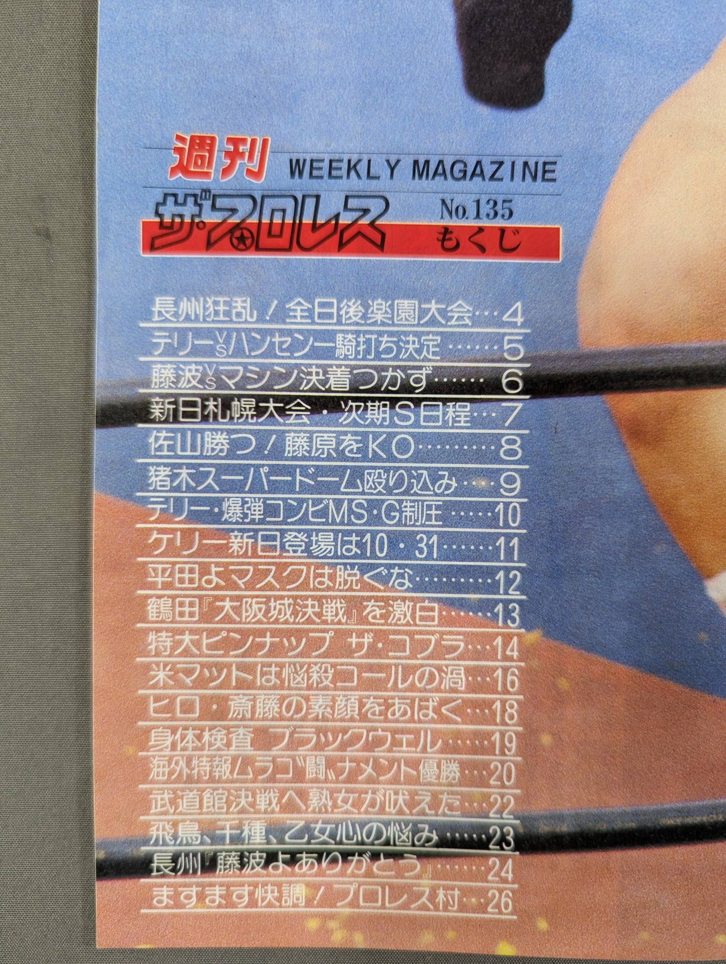 週刊ザ・プロレス135