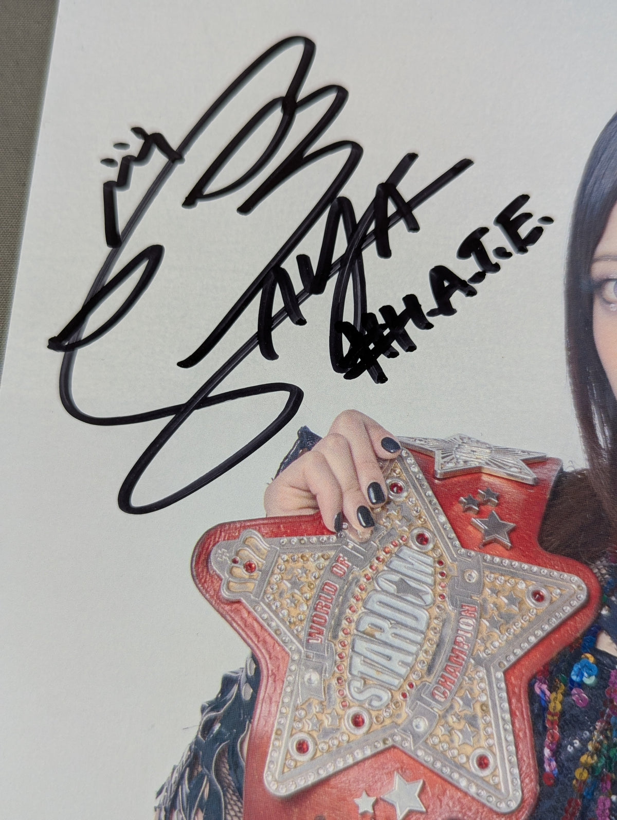 Saya Kamitani hand signed autograph Stardom Pro-Photo (E-2)