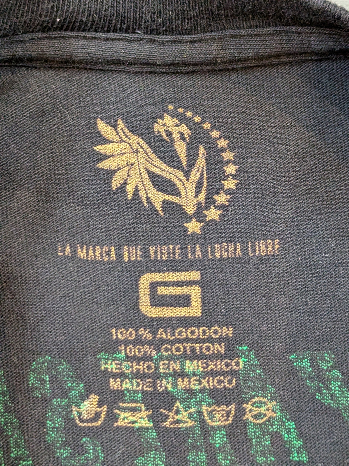 ビオレント・ジャック&アエロ・ボーイ「COMPARES EXTREMOS」イラストTシャツ①(ブラック)