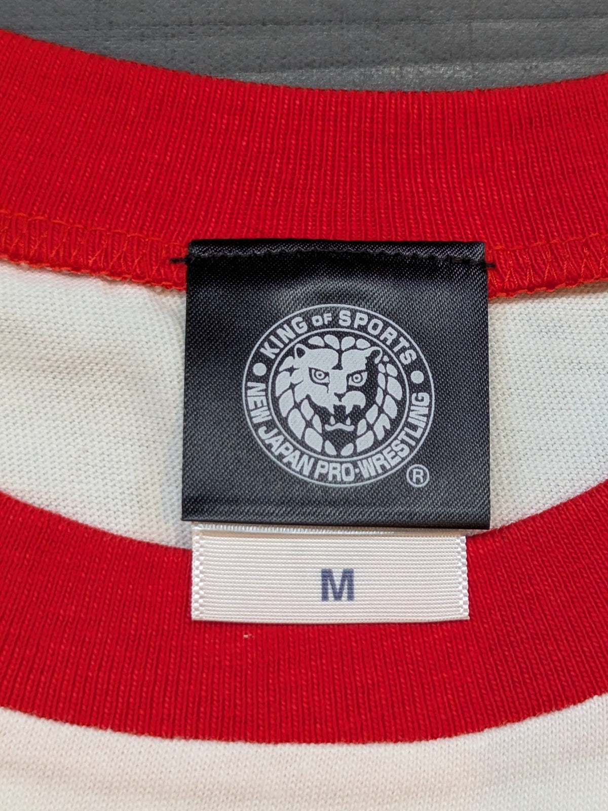 Lion Mark Classic Raglan T-Shirt (3) (White×Red)