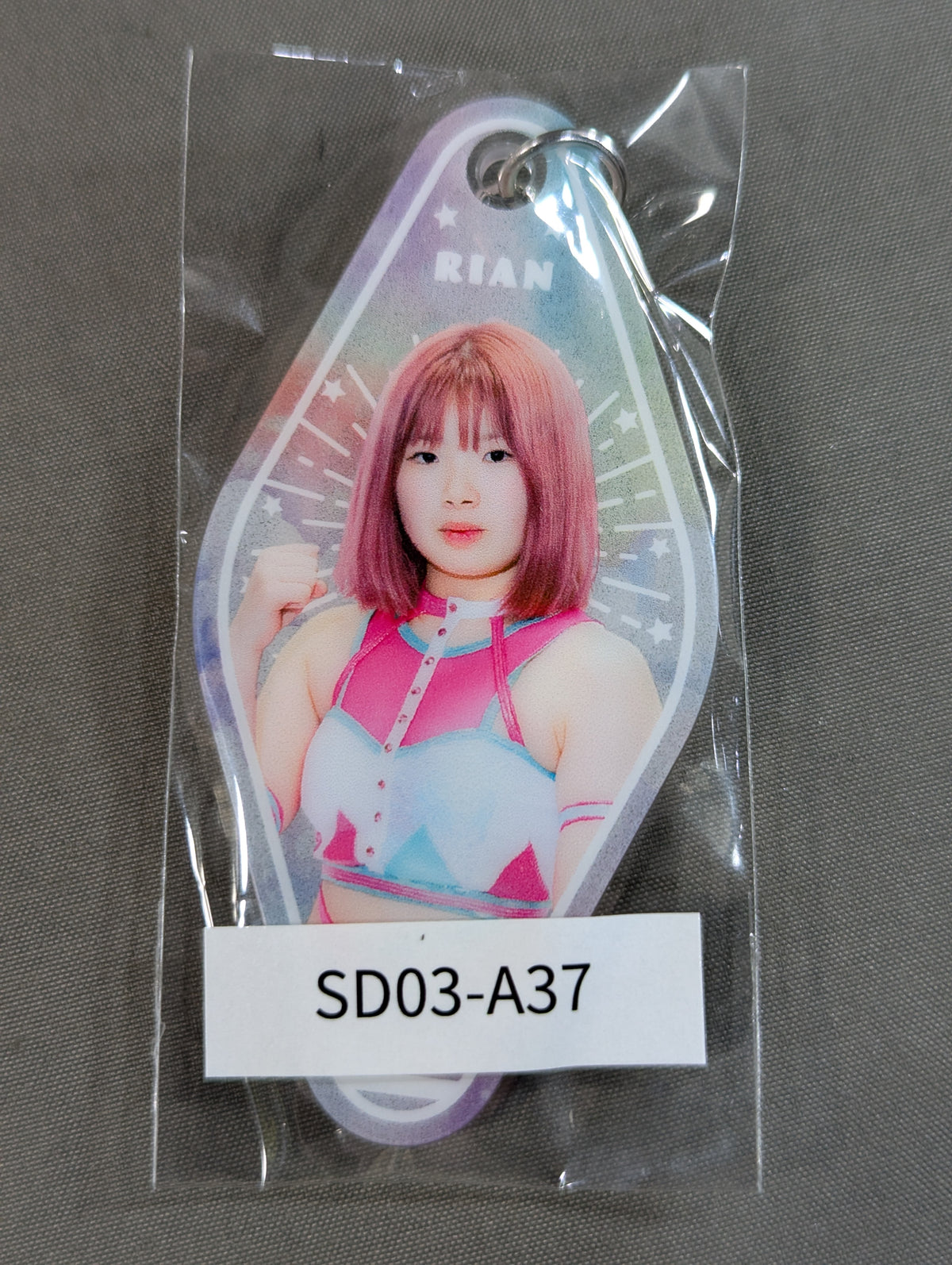 梨杏 STARDOM×ウェブポン アクリルモーテルキーホルダー