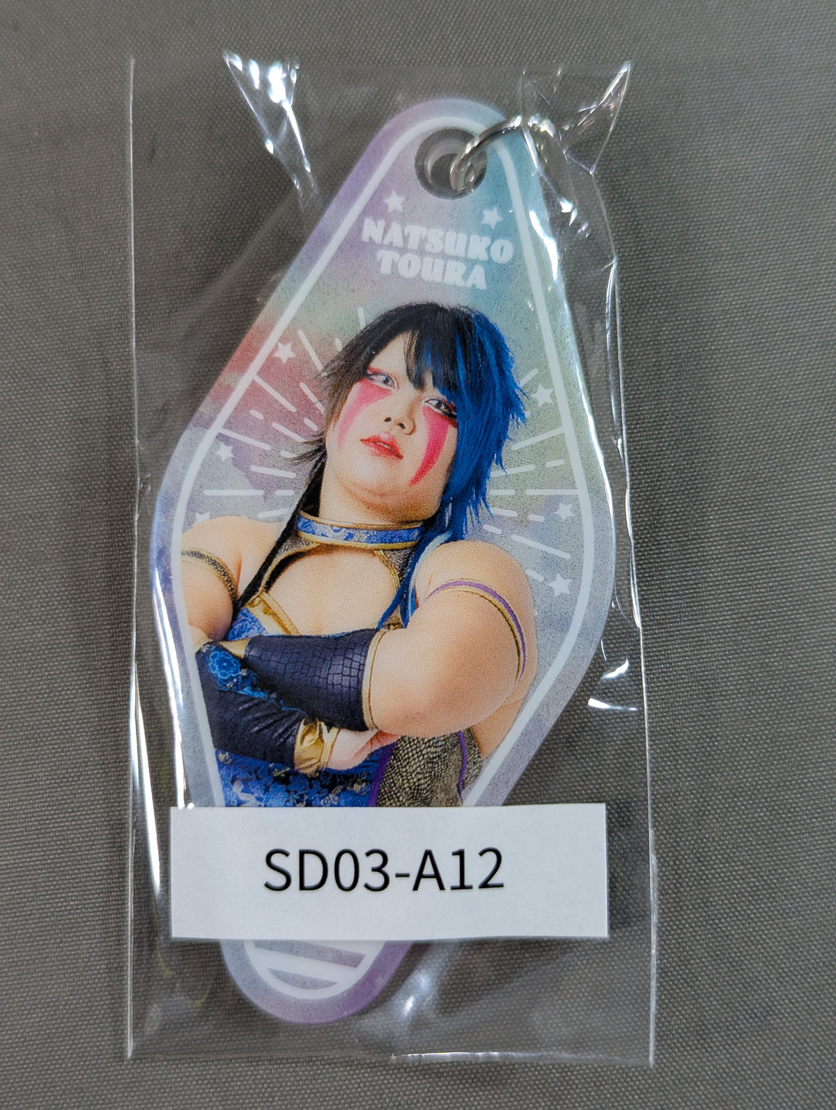 刀羅ナツコ STARDOM×ウェブポン アクリルモーテルキーホルダー