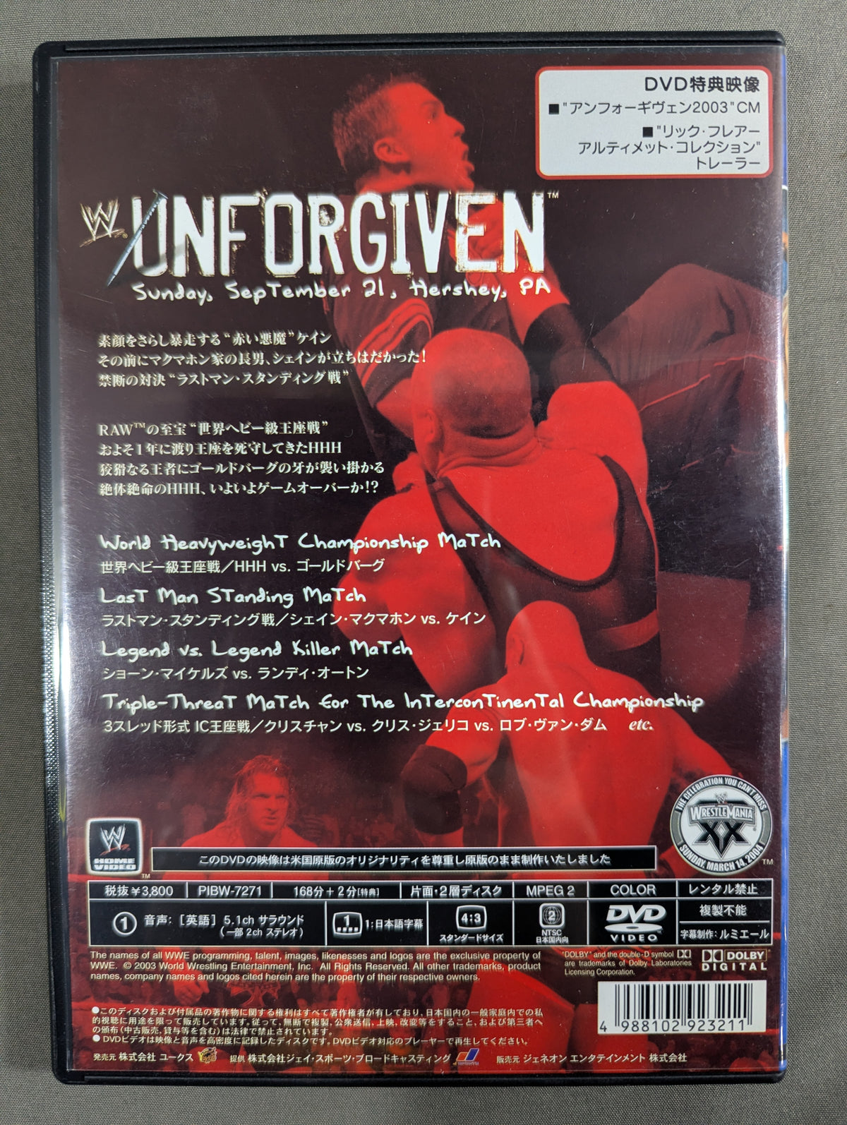 Unforgiven 2003