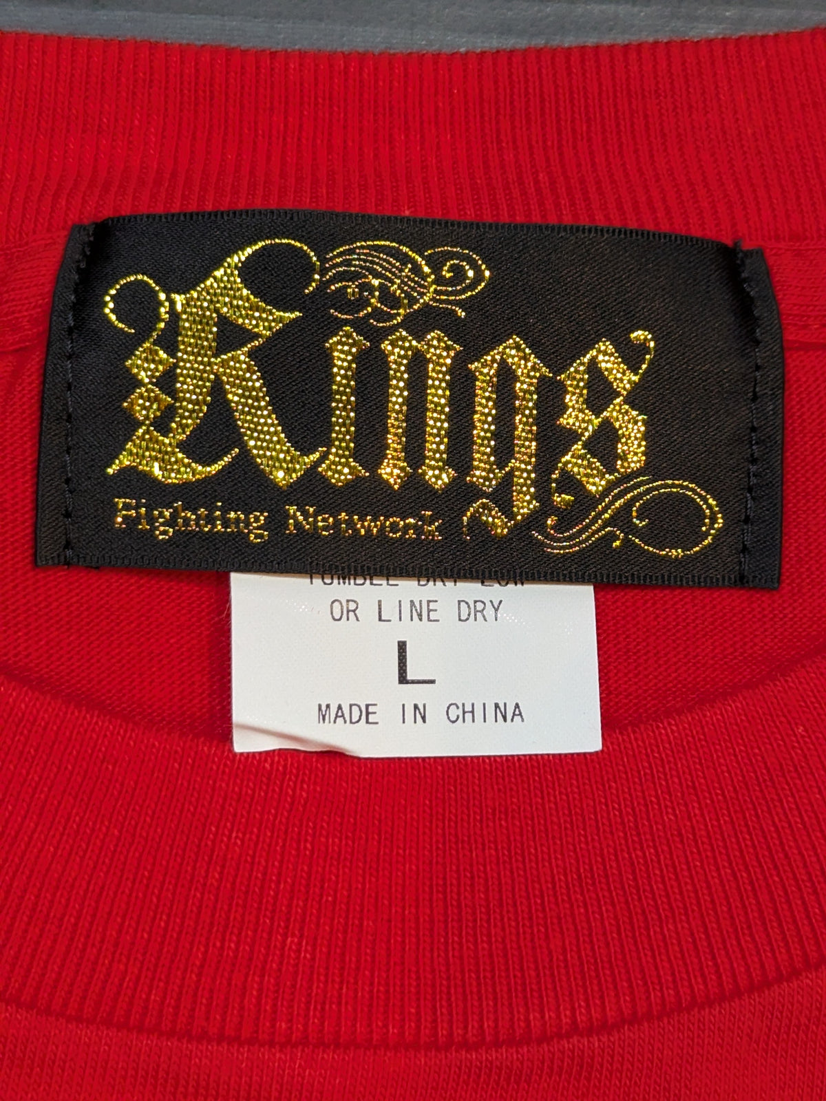 前田日明「KING OF KINGS」Tシャツ(レッド)