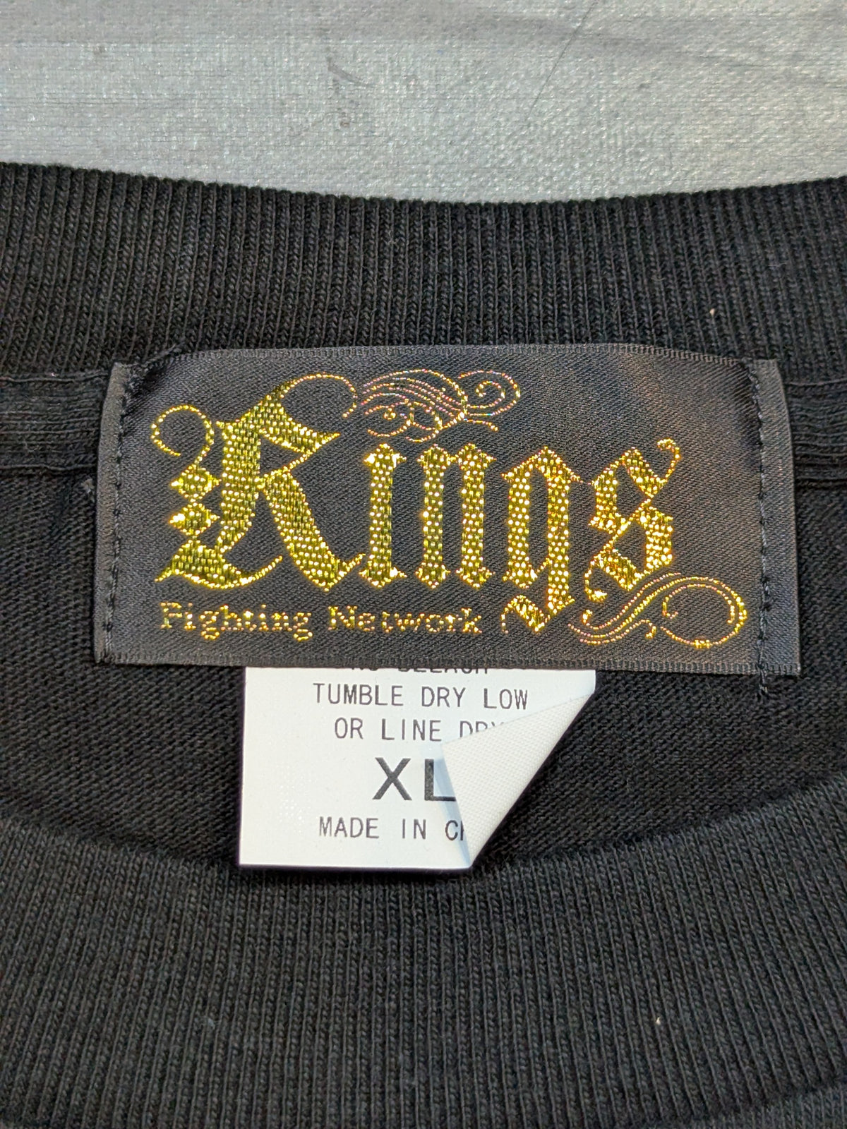 RINGS ワンポイントエンブレムTシャツ④(ブラック)