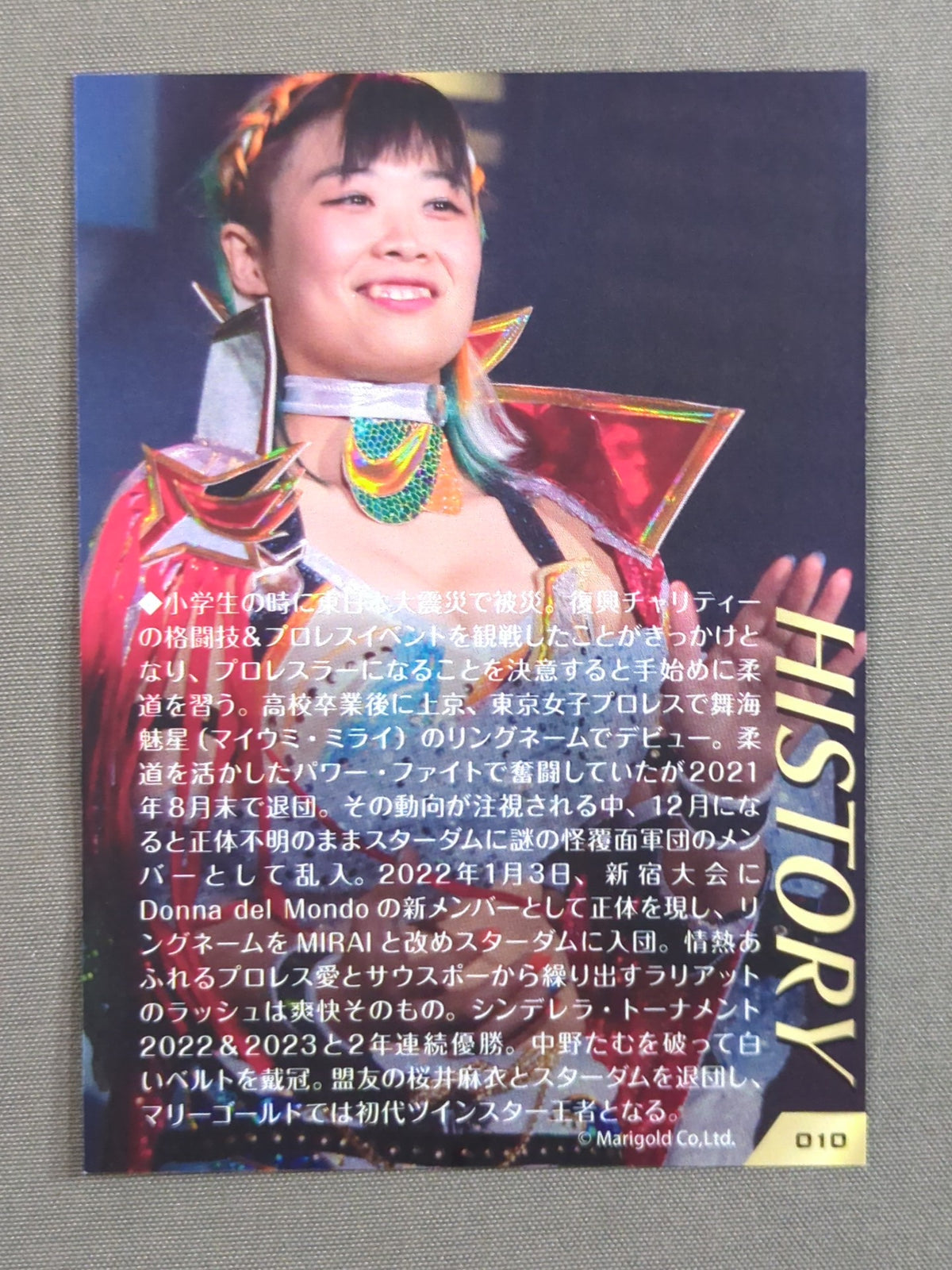 MARIGOLD CARD COLLECTION MIRAI(10)