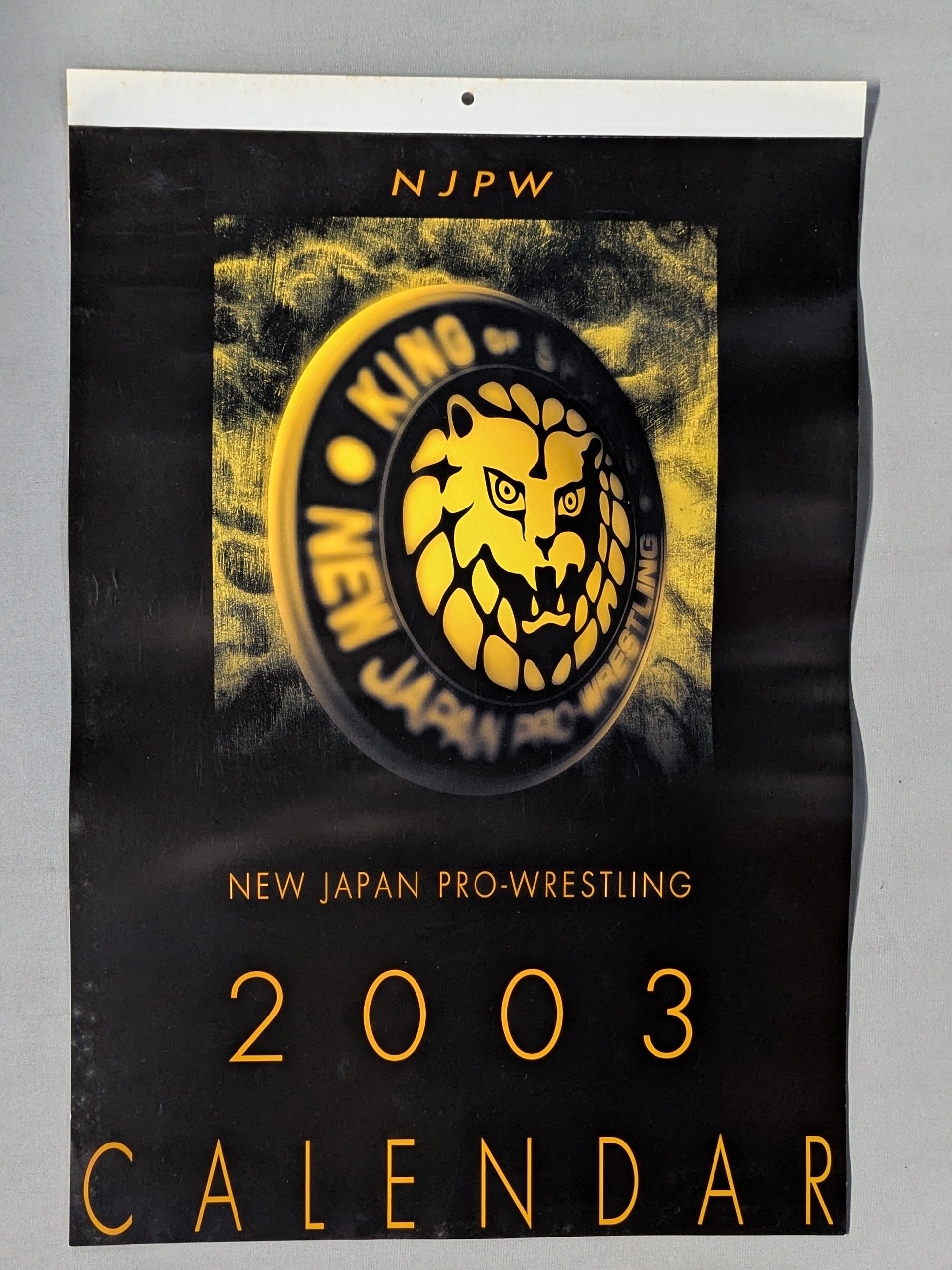 新日本プロレス 2003年カレンダー – 闘道館