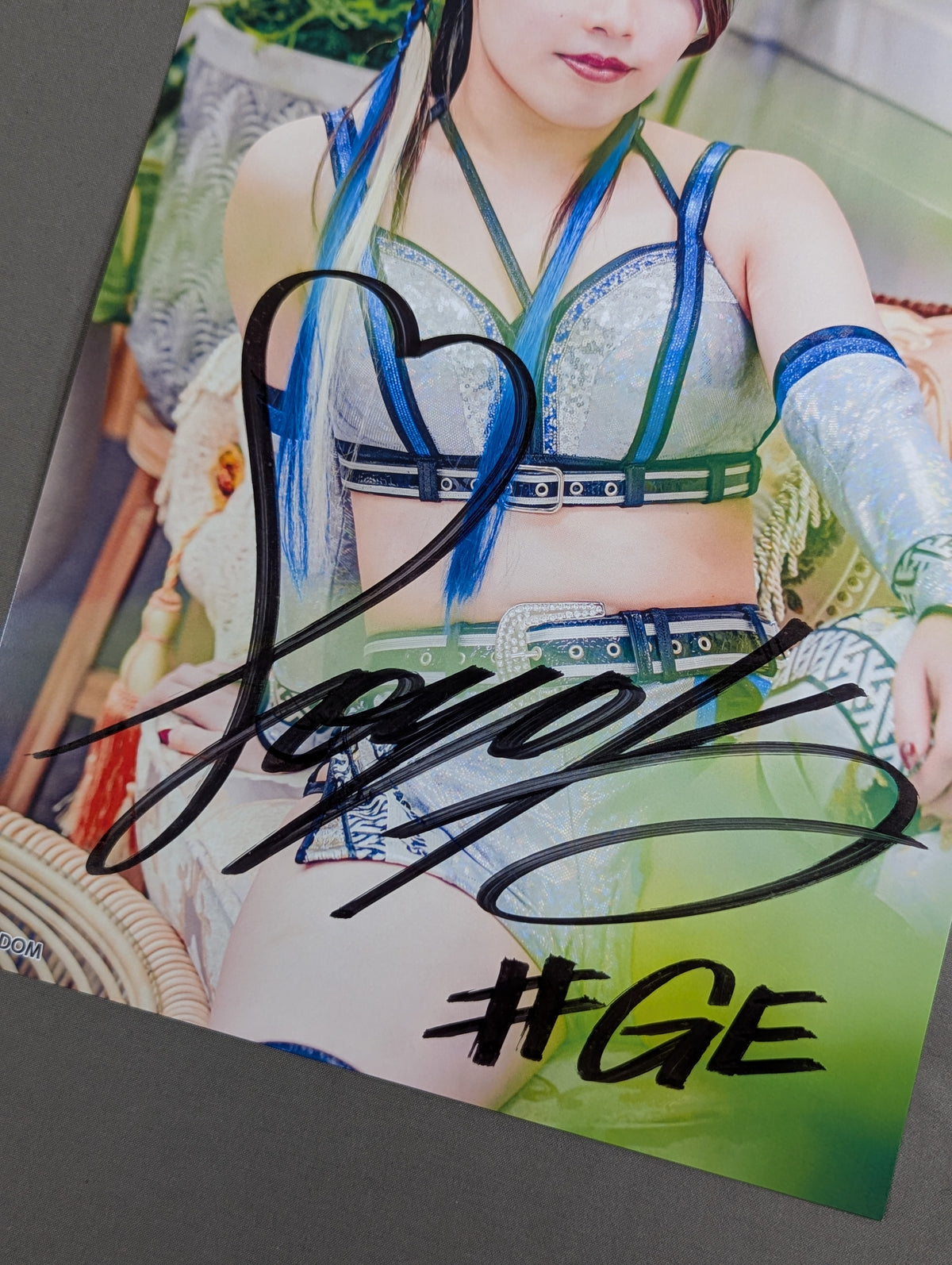 Tomoka Inaba hand signed autograph Stardom Pro-Photo (A-5)