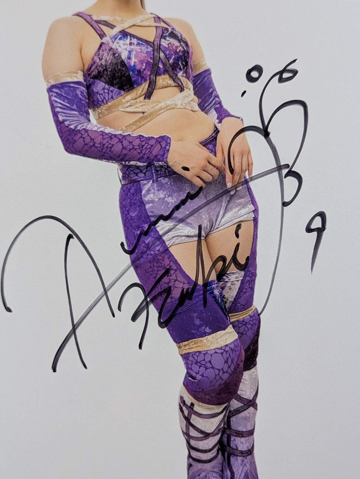天麗皇希 直筆サイン入り ポートレート(F-6)