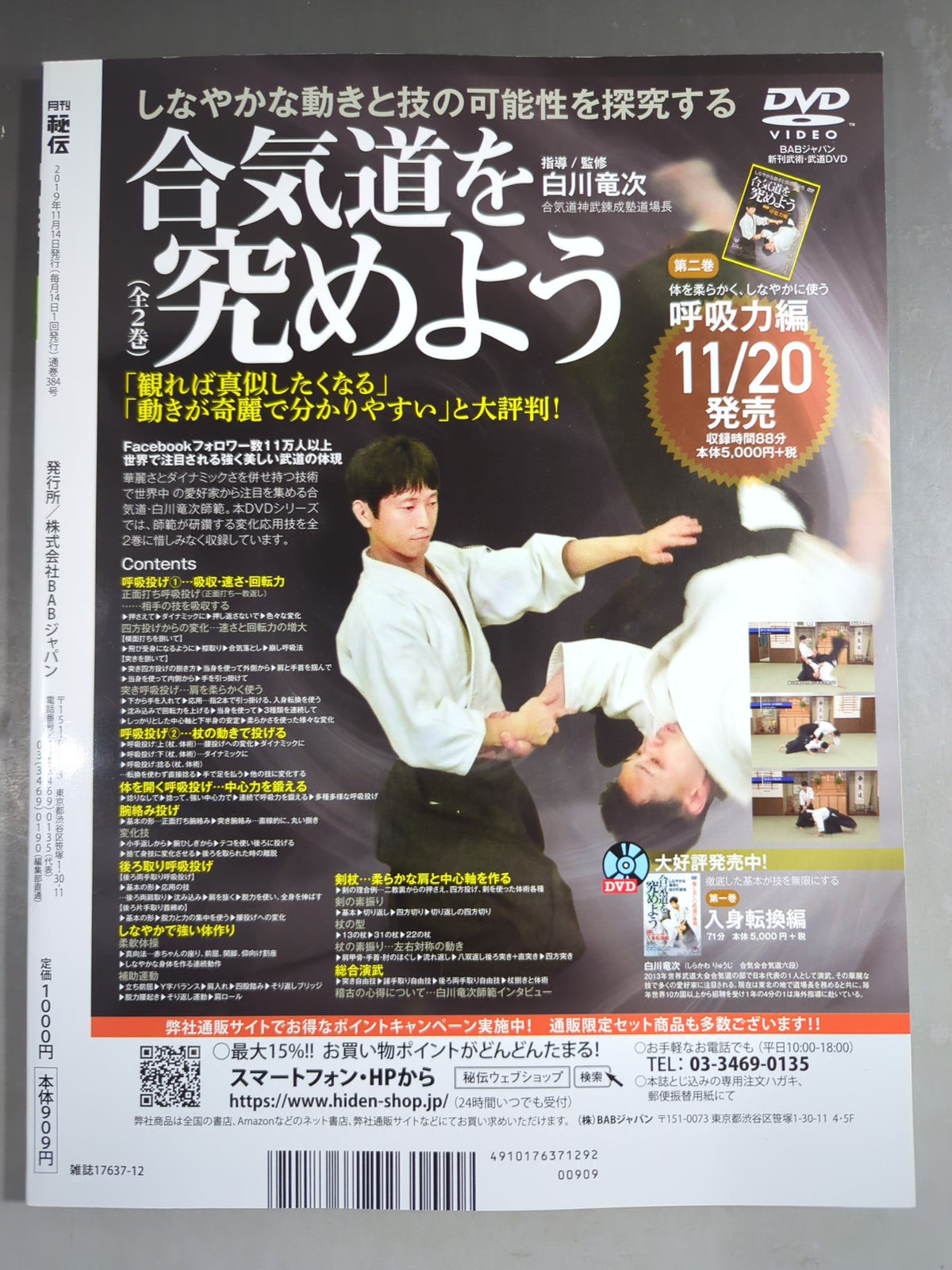 月刊秘伝384