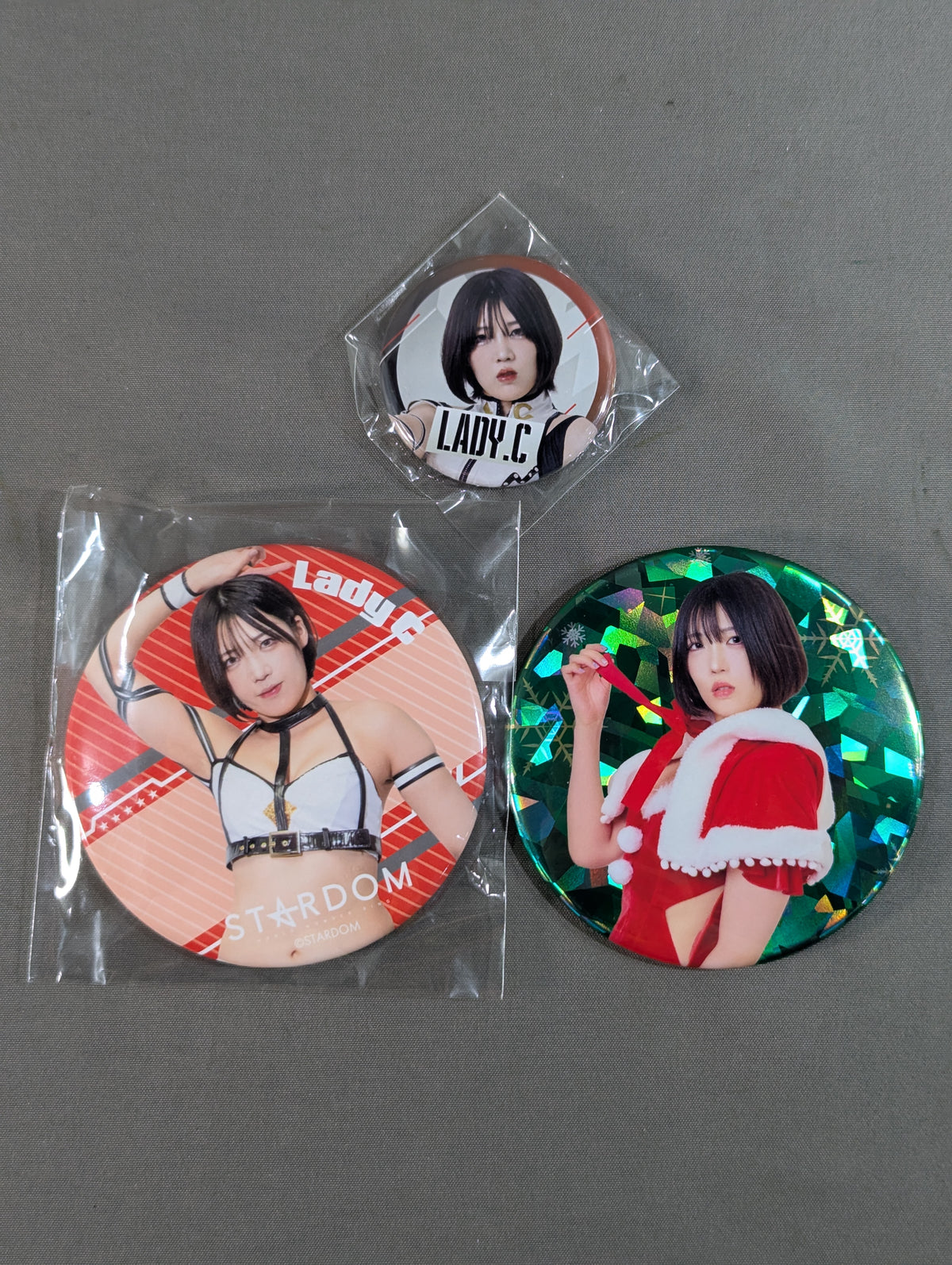 ★ Human Tower★ Lady C PinBack button Sets(1)