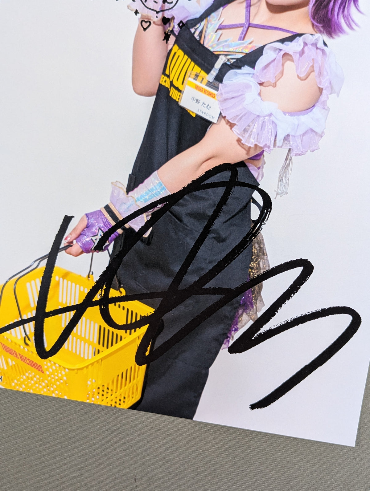 中野たむ スターダム×TOWER RECORDS 2024 ポートレート