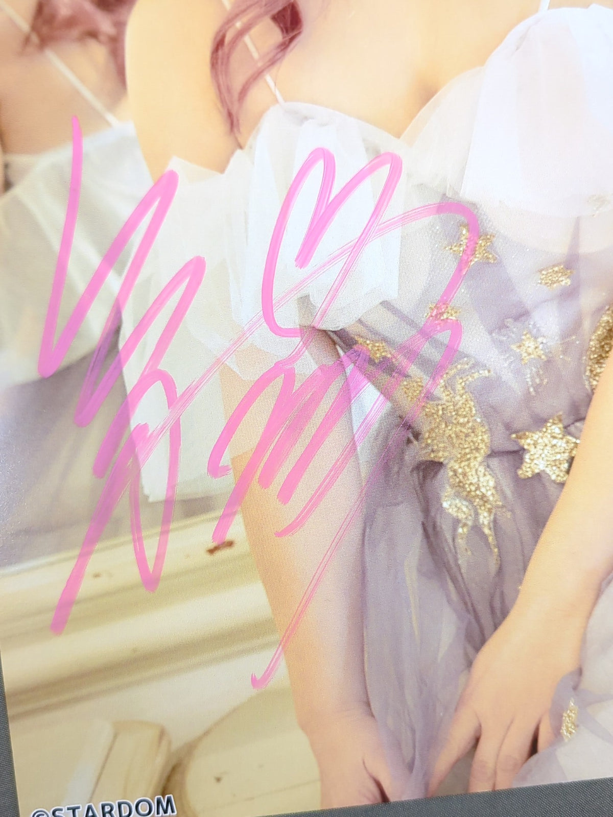 Mina Shirakawa hand signed autograph Stardom Pro-Photo (O-1)