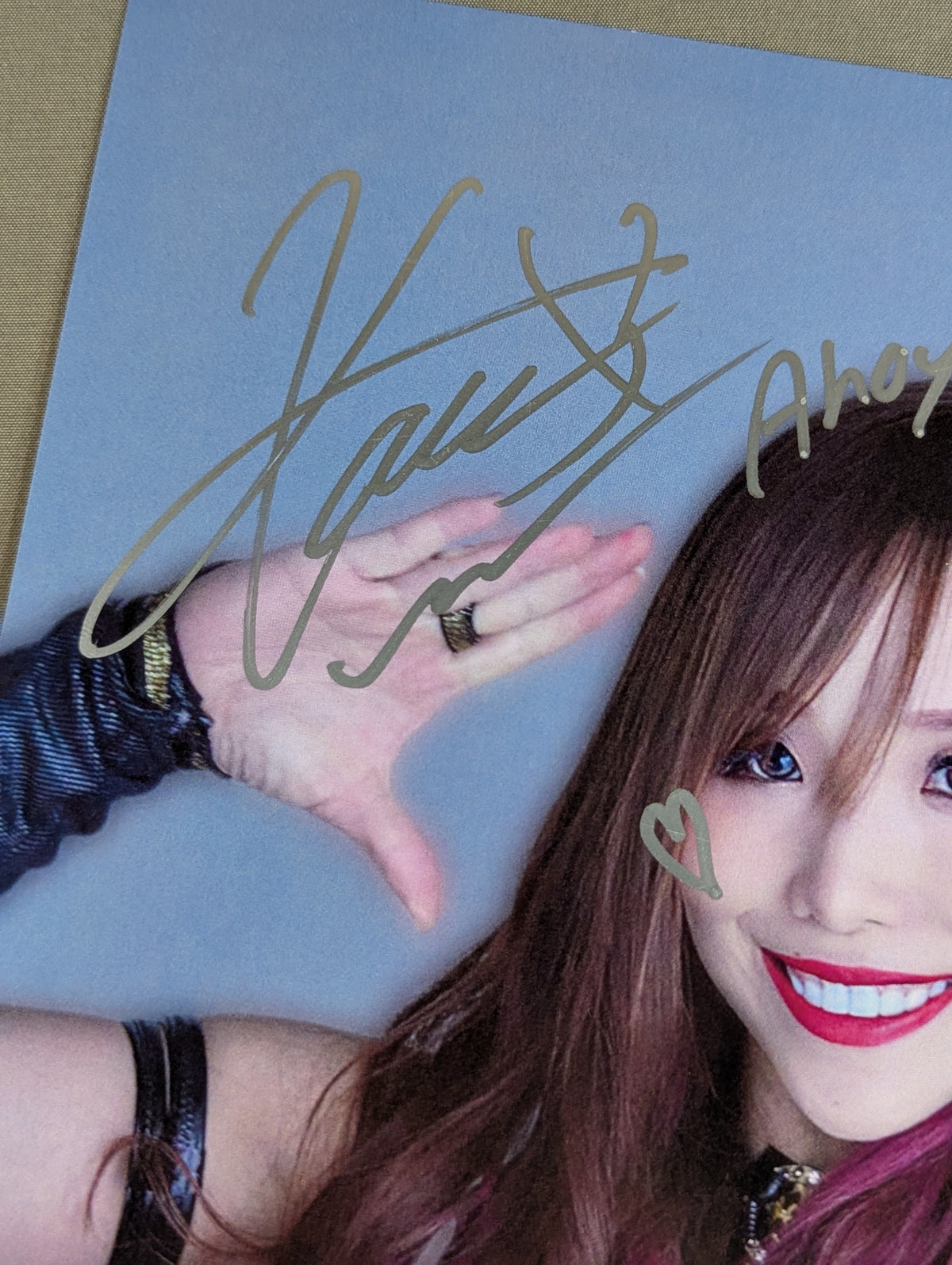 ★初代IWGP女子王座★ KAIRI 東京ドーム限定 直筆サイン入りポートレート