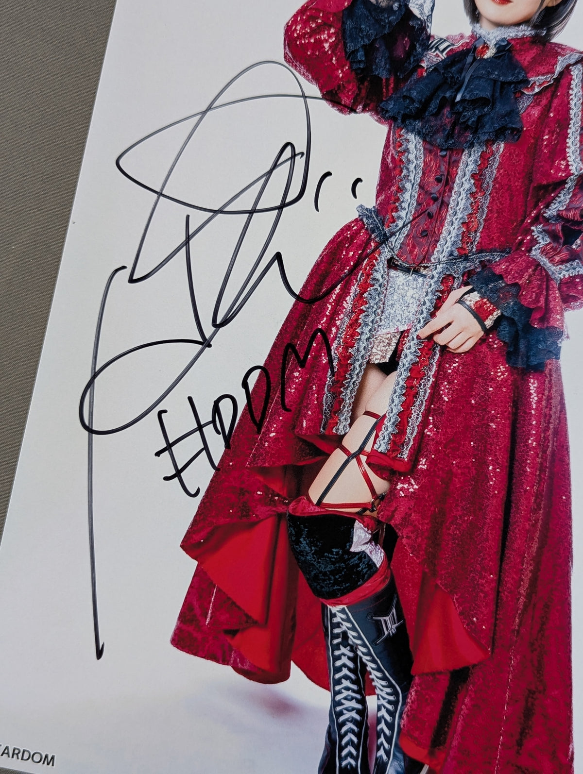 HIMEKA hand signed autograph Stardom Pro-Photo (T-2)