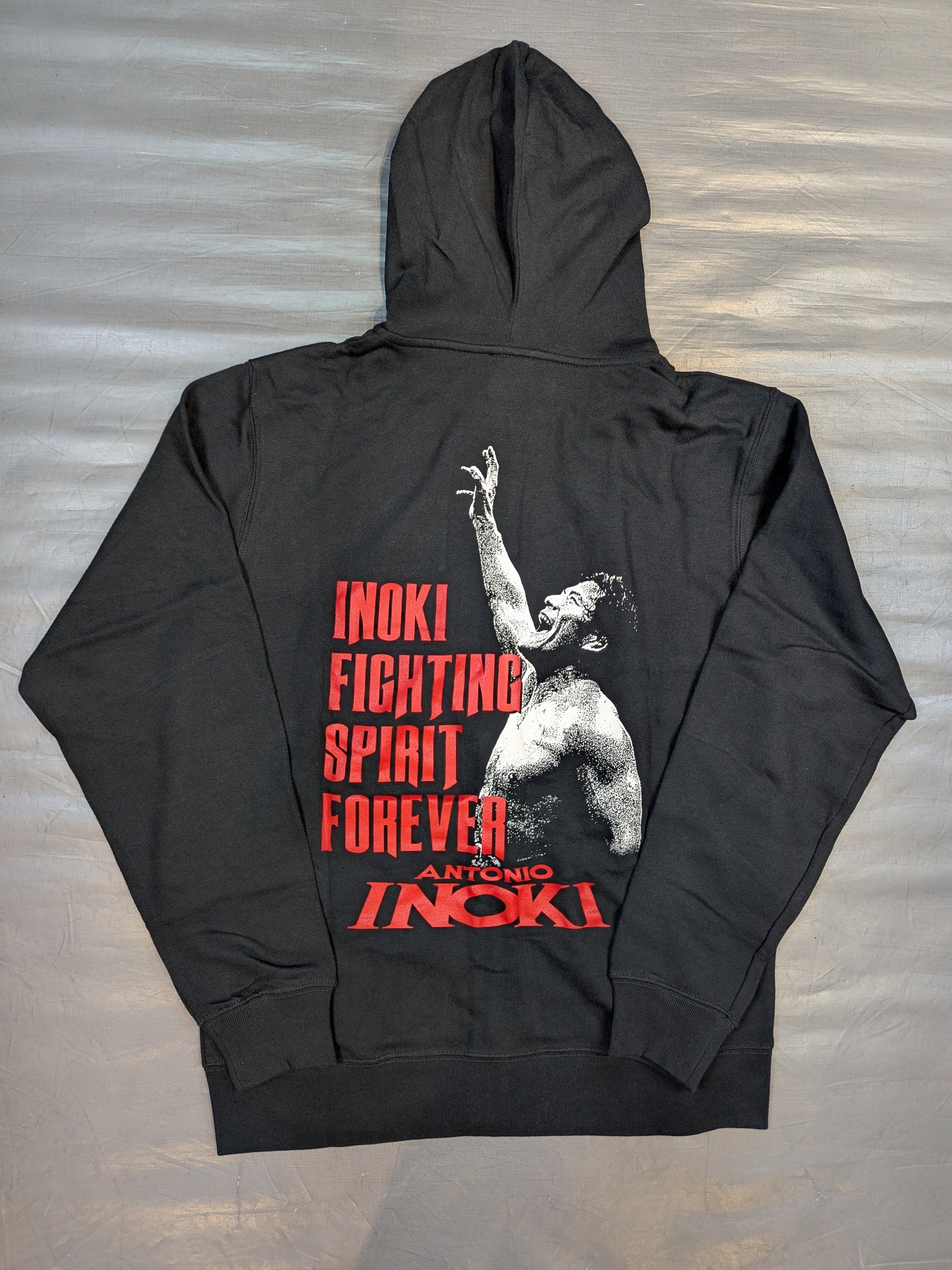 アントニオ猪木「新日本プロレス50周年記念」ジップパーカー(ブラック